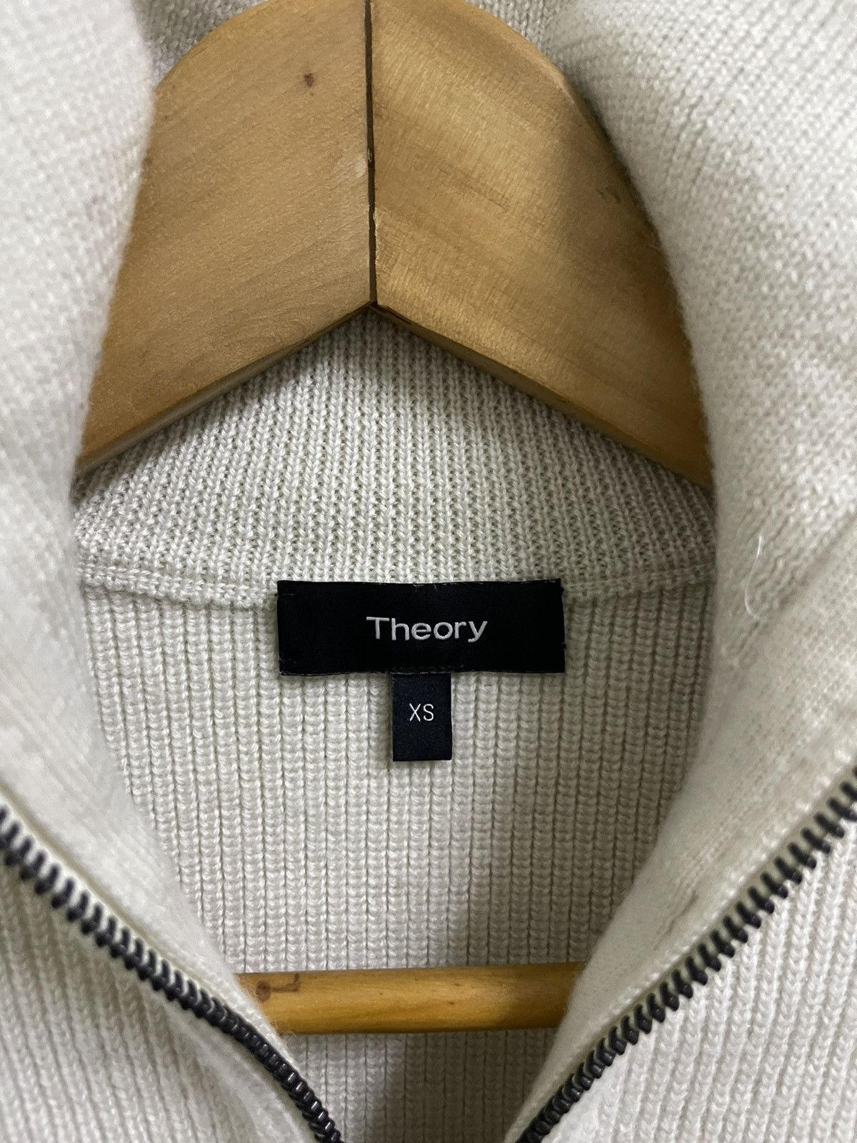 Theory Cashwool Knitwear Zipper Sweater Size US XS / EU 42 / 0 - 7 Thumbnail