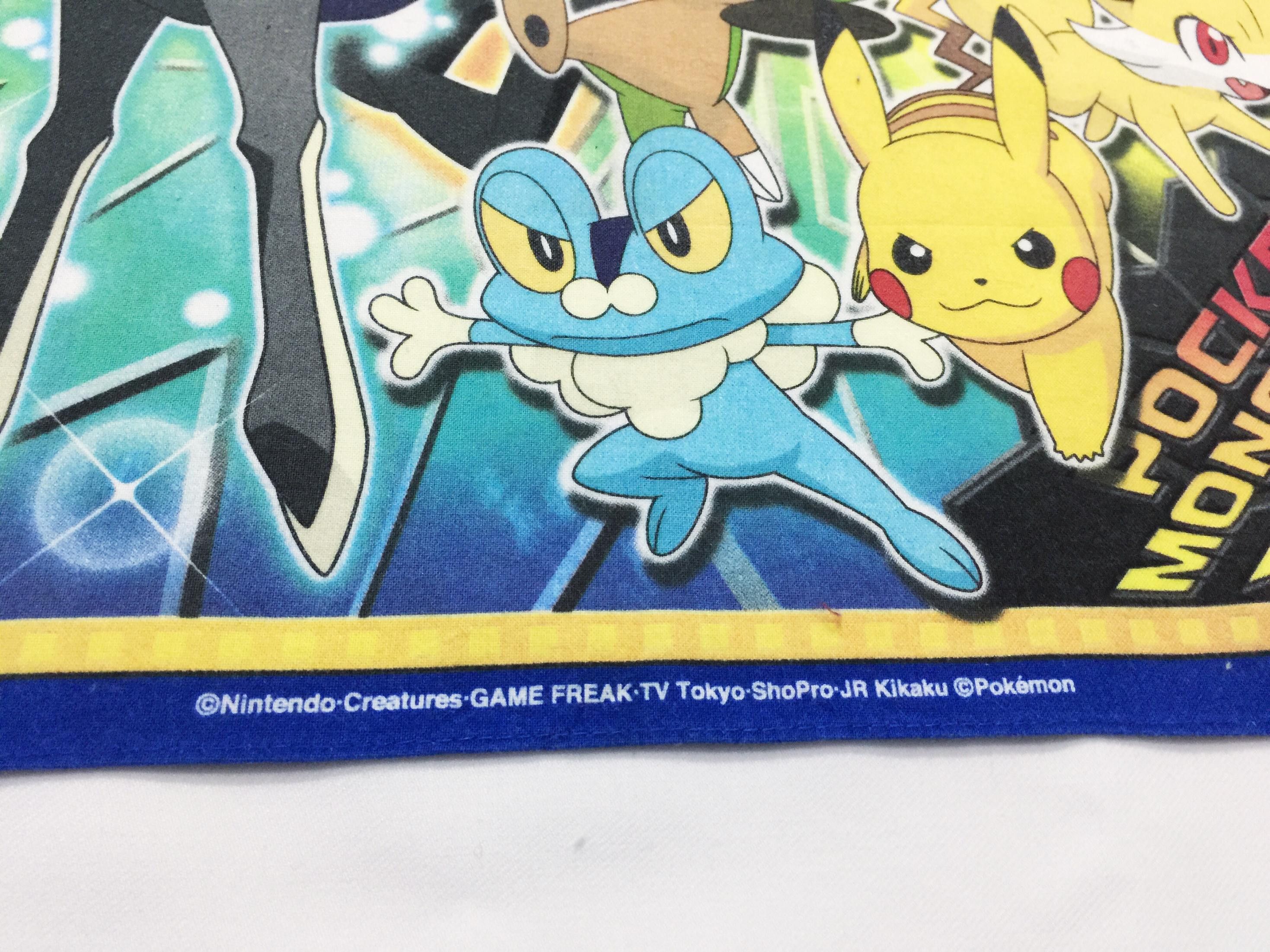 Pokemon Rare Pokemon Monster XY Handkerchief hanky bandana scarf Size ONE SIZE - 4 Thumbnail