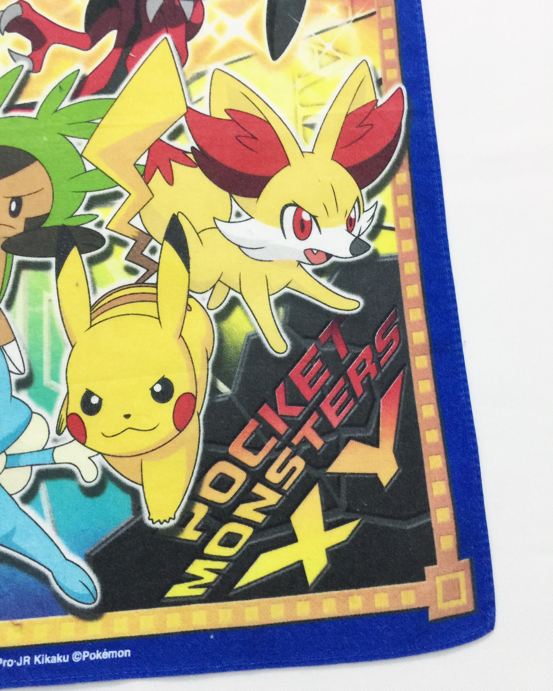 Pokemon Rare Pokemon Monster XY Handkerchief hanky bandana scarf Size ONE SIZE - 3 Thumbnail