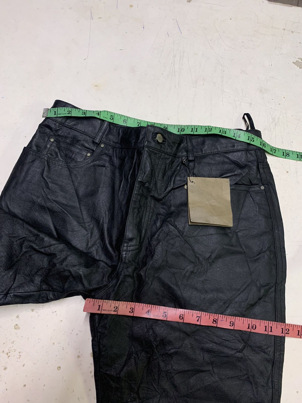 Designer × Leather Leather pants Size US 32 / EU 48 - 13 Thumbnail