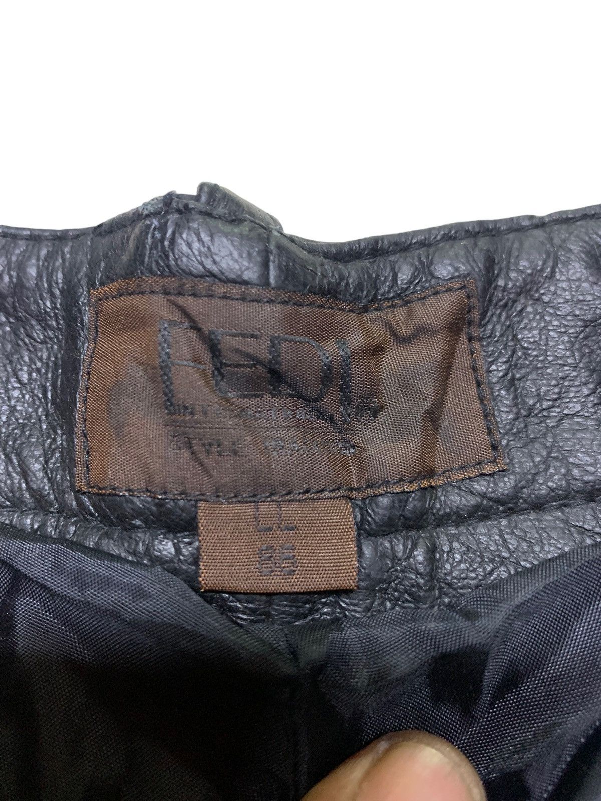 Designer × Leather Leather pants Size US 32 / EU 48 - 7 Thumbnail