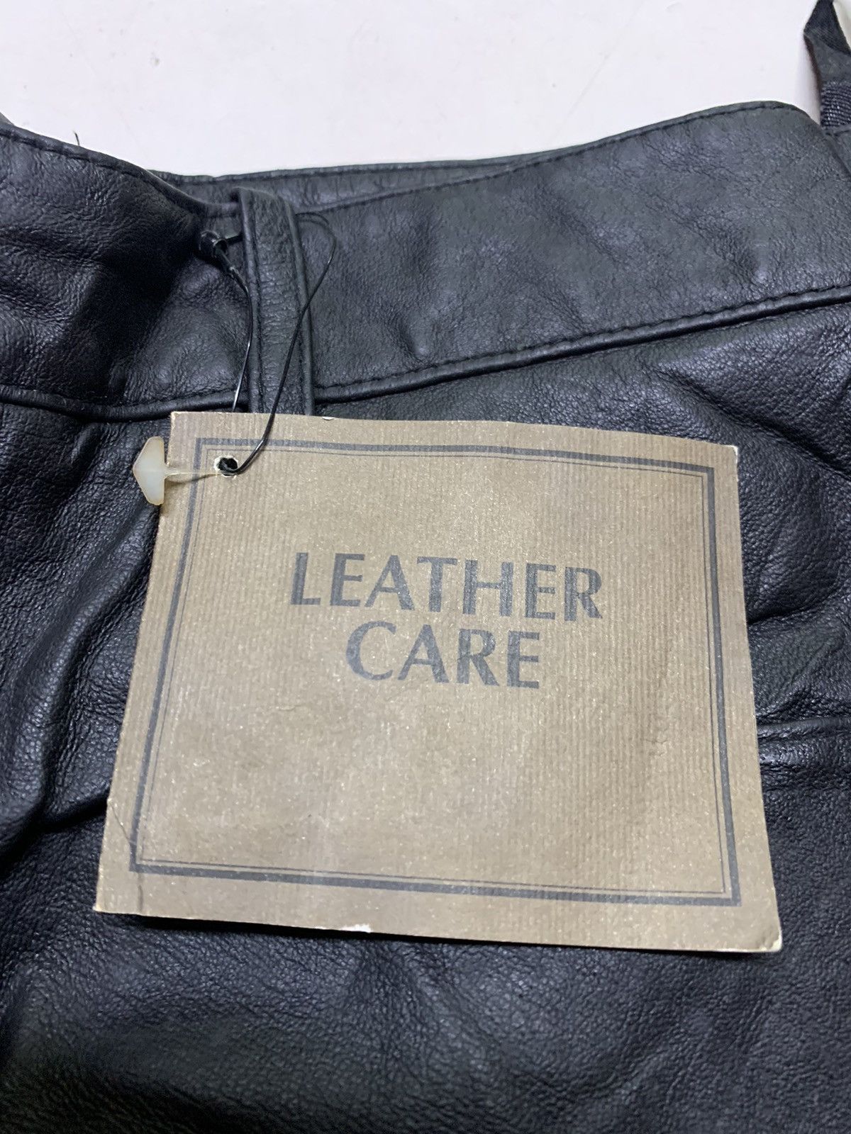 Designer × Leather Leather pants Size US 32 / EU 48 - 20 Thumbnail