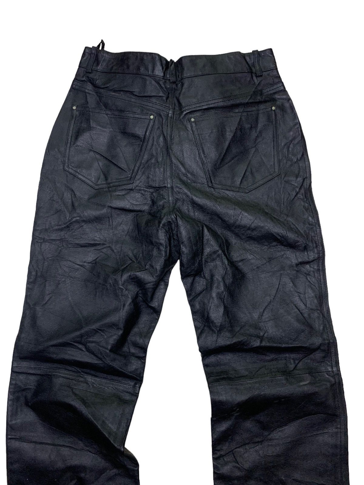 Designer × Leather Leather pants Size US 32 / EU 48 - 8 Thumbnail