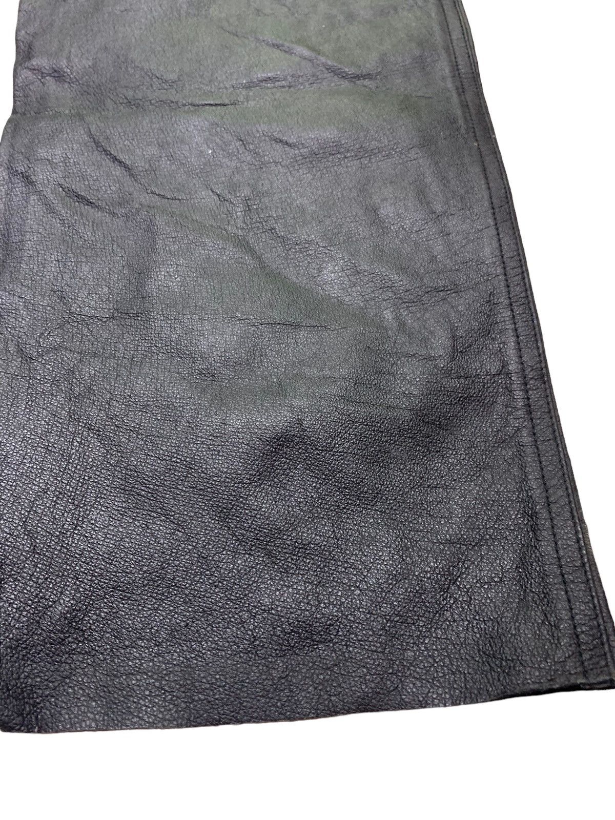 Designer × Leather Leather pants Size US 32 / EU 48 - 10 Thumbnail