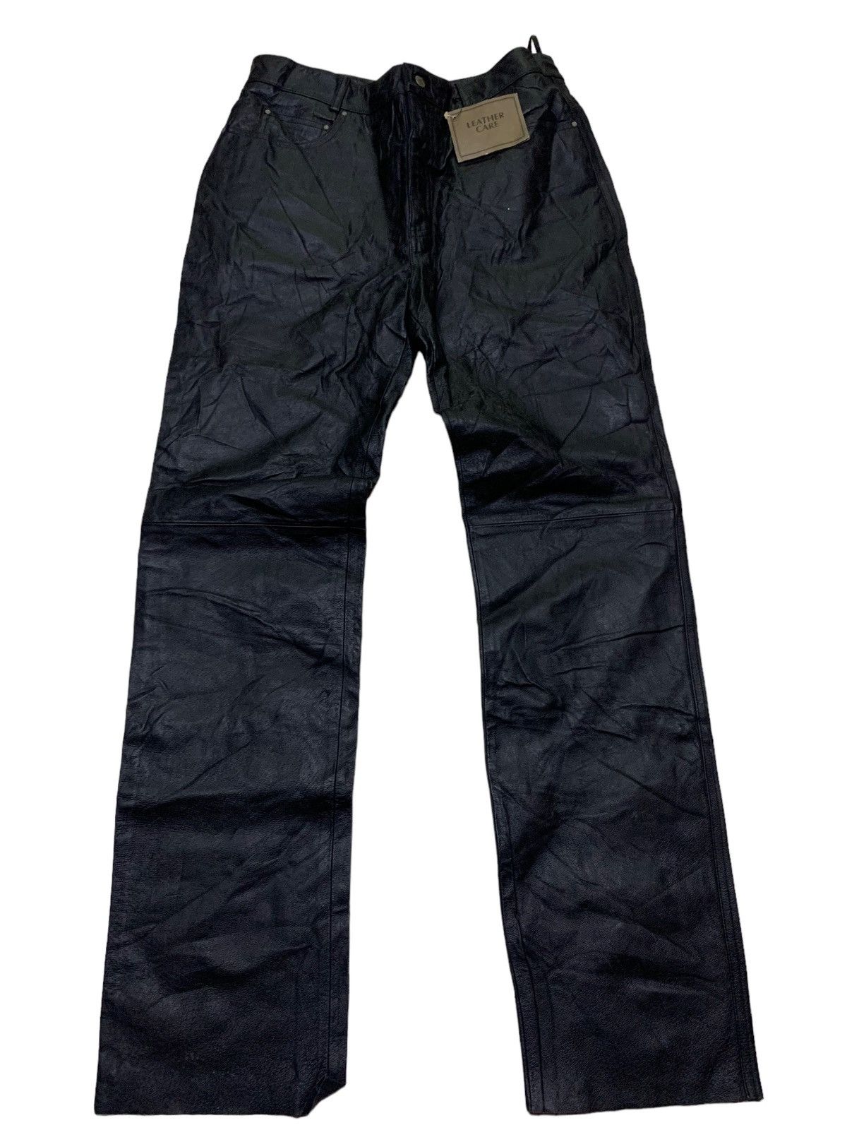 Designer × Leather Leather pants Size US 32 / EU 48 - 11 Thumbnail