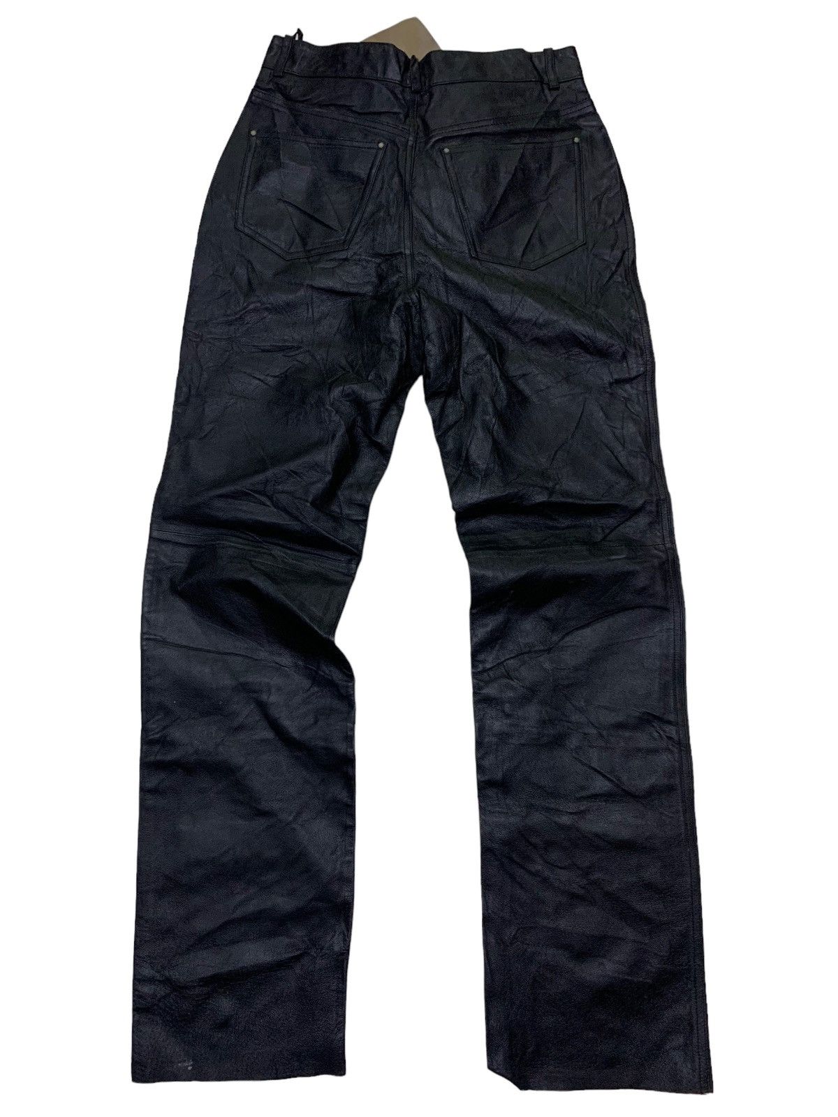 Designer × Leather Leather pants Size US 32 / EU 48 - 1 Thumbnail