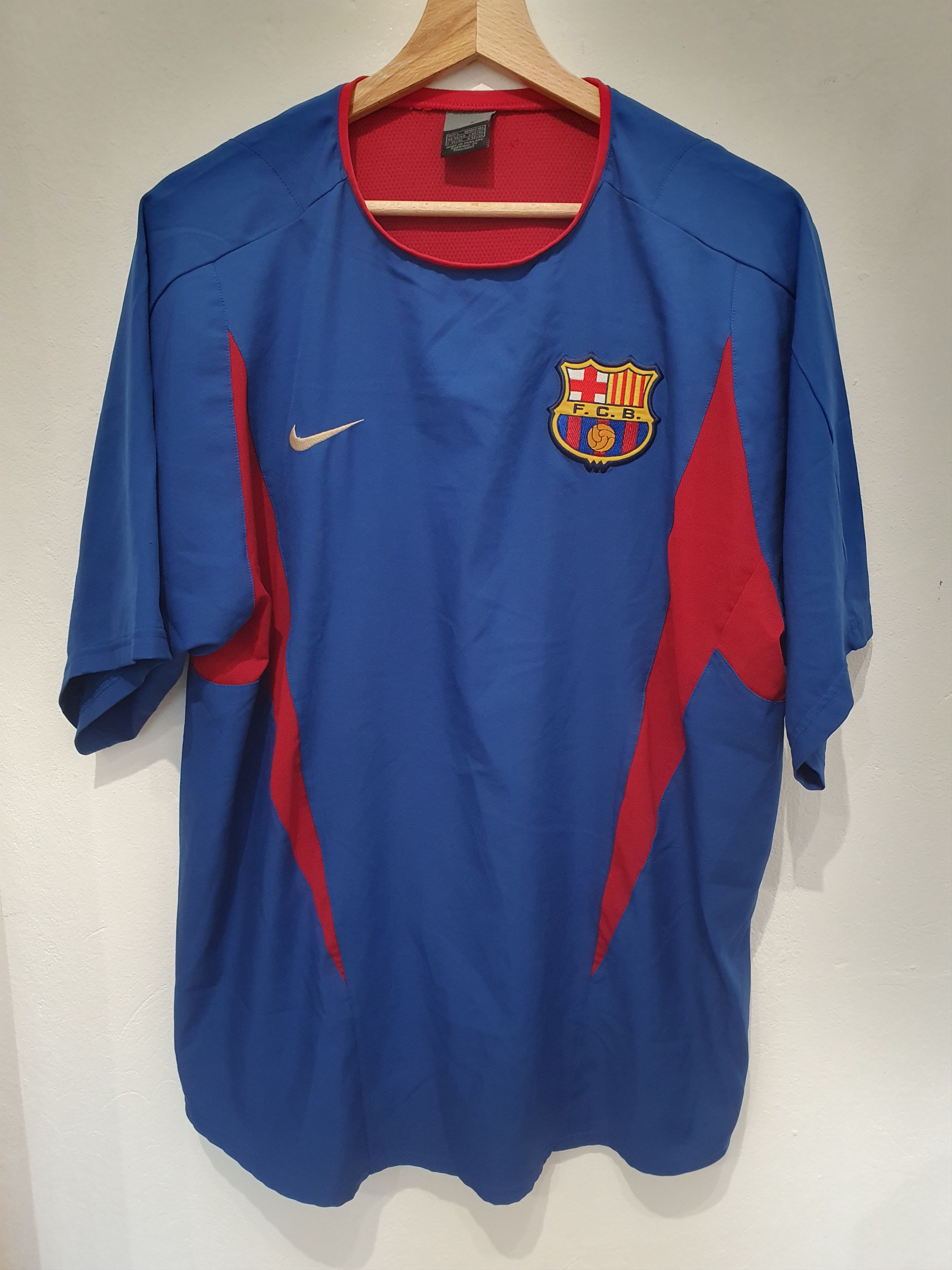 ウェア FC Barcelona 2001-2002 away uniform NIKE Nike Barcelona 2001/02 Gold Away Soccer Jersey Football