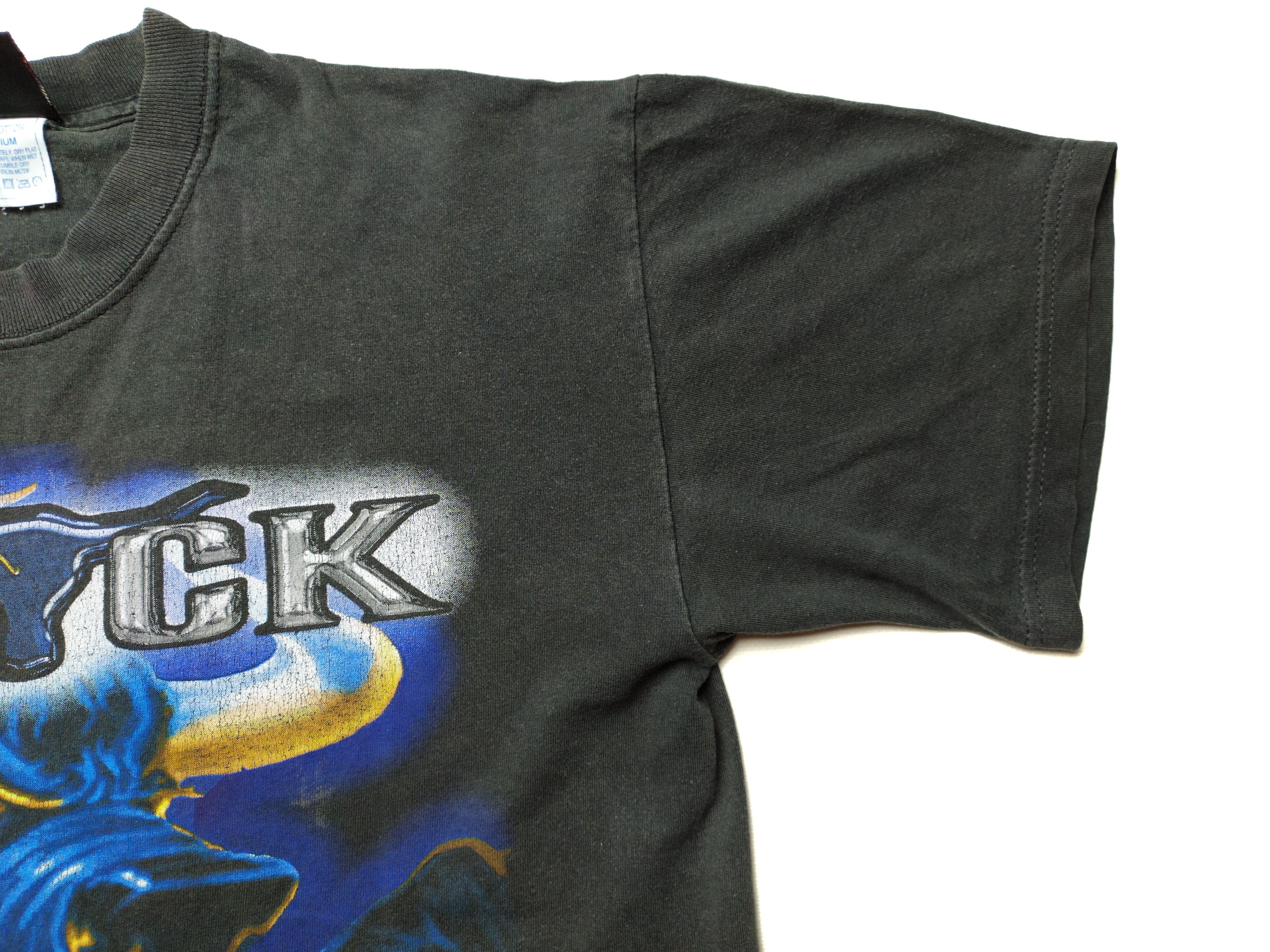 Vintage Vintage The Rock 2001 Wrestling Bull Racing MTV T-shirt Size US M / EU 48-50 / 2 - 7 Thumbnail