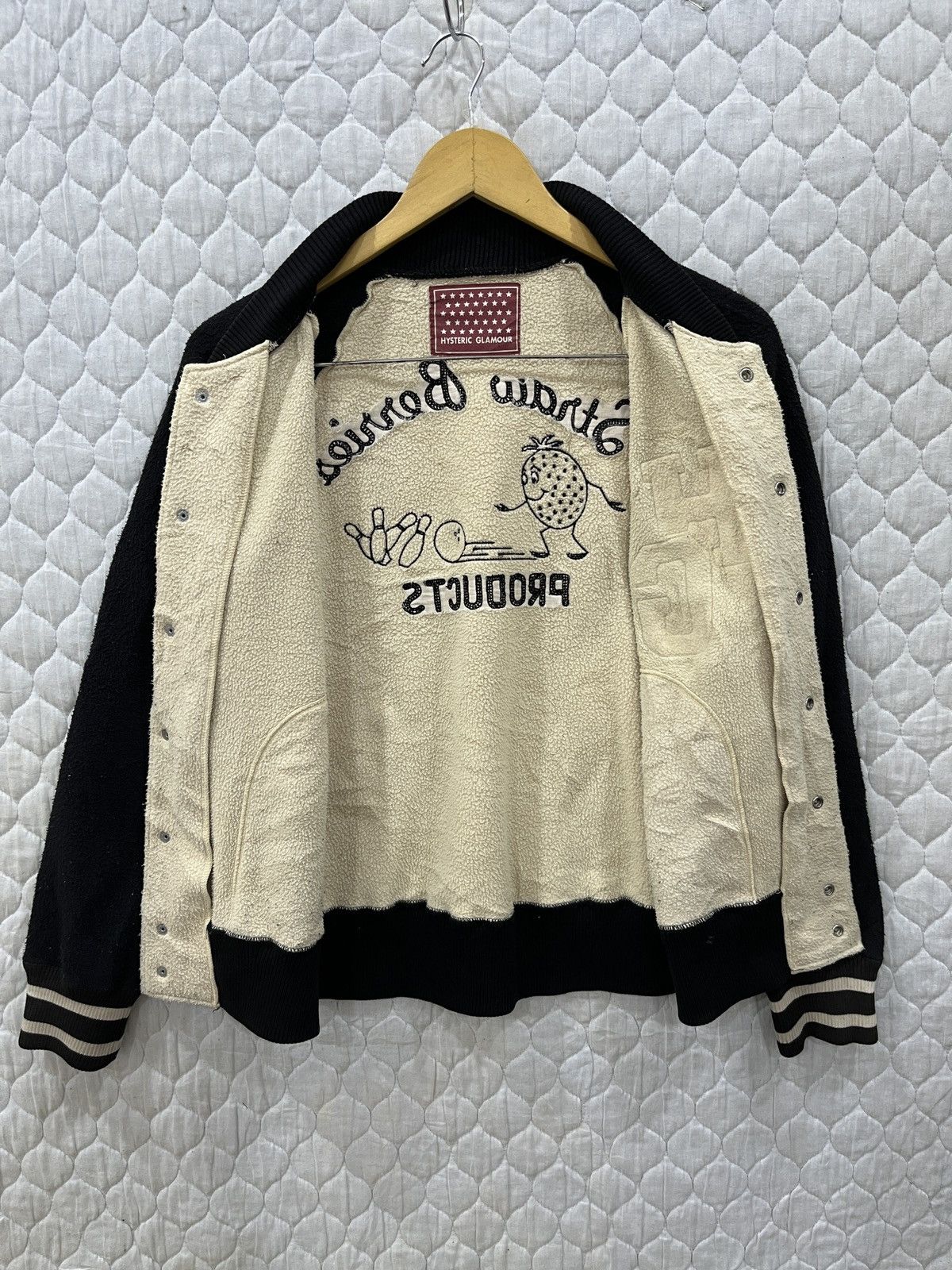 Hysteric Glamour (Zz). VINTAGE HYSTERIC GLAMOUR HYPEBEAST VARSITY JACKET Size M / US 6-8 / IT 42-44 - 7 Thumbnail