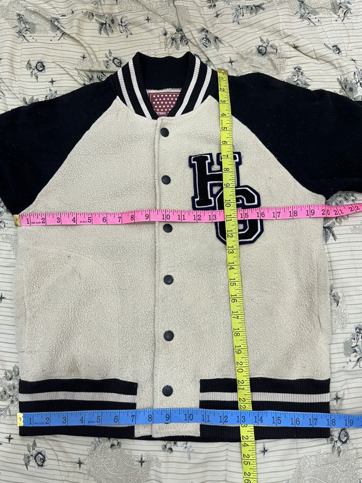 Hysteric Glamour (Zz). VINTAGE HYSTERIC GLAMOUR HYPEBEAST VARSITY JACKET Size M / US 6-8 / IT 42-44 - 13 Thumbnail