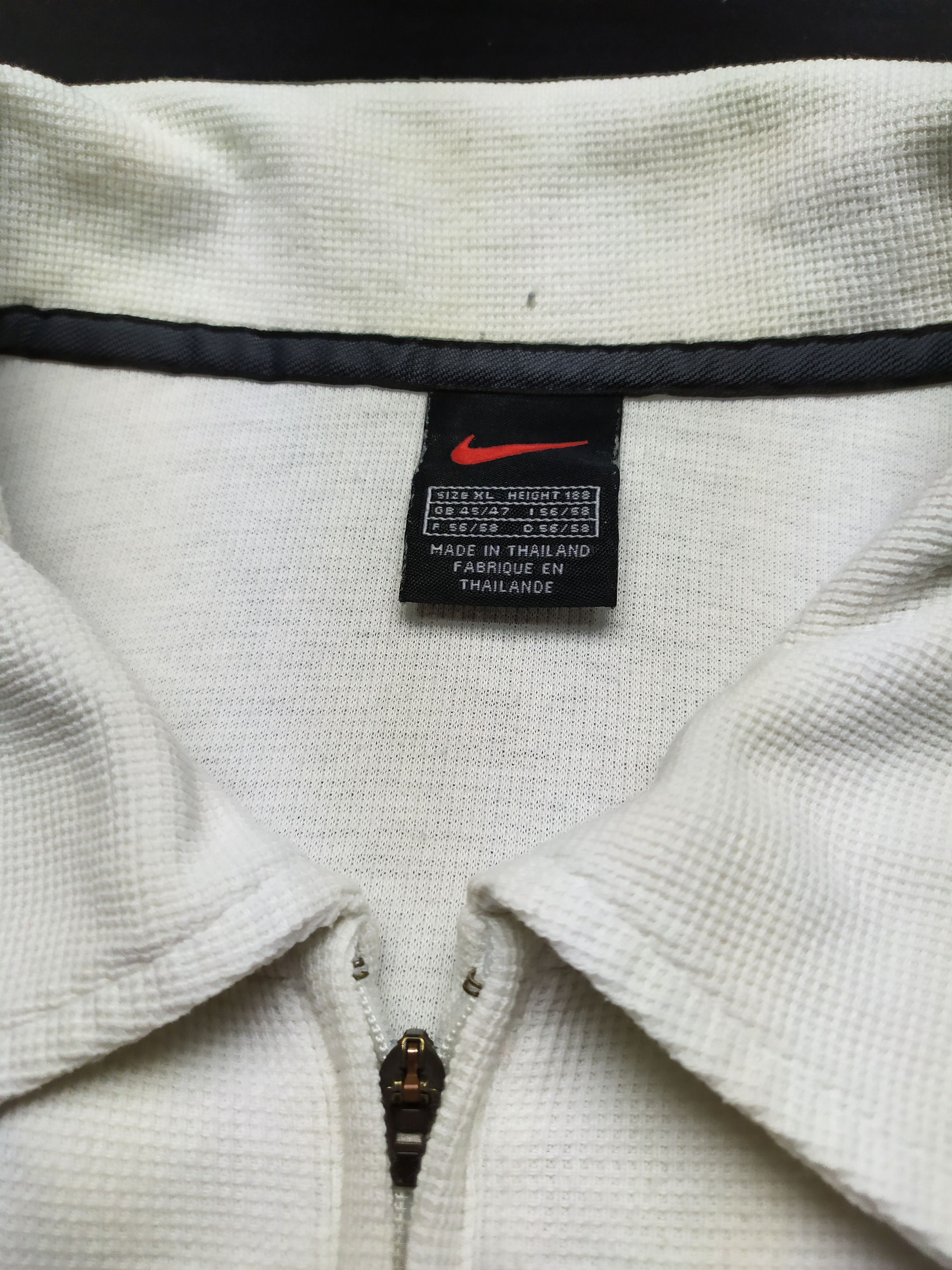 Nike Nike Vintage 90s Polo T-shirt White Size US XL / EU 56 / 4 - 4 Thumbnail