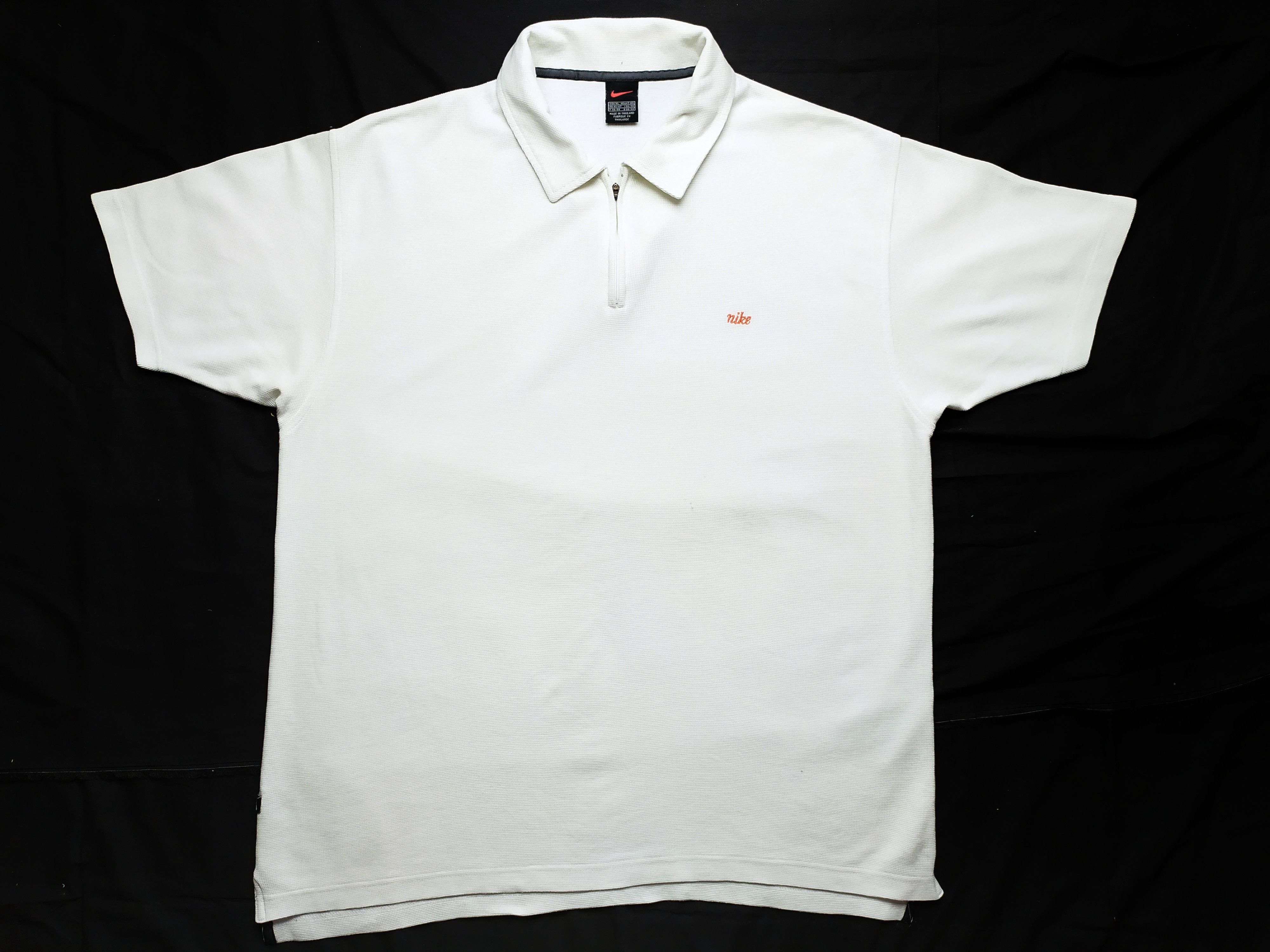 Nike Nike Vintage 90s Polo T-shirt White Size US XL / EU 56 / 4 - 2 Thumbnail
