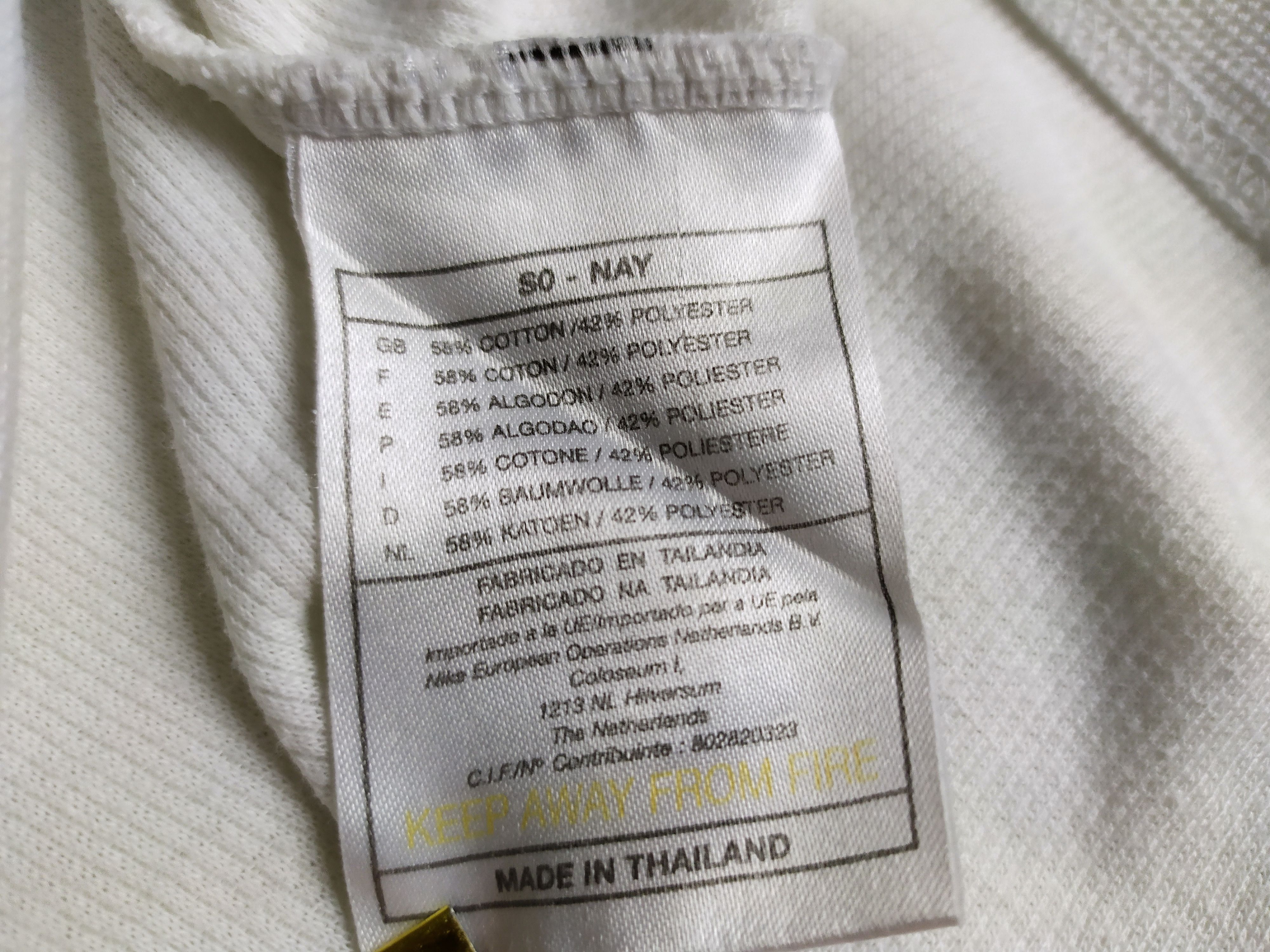 Nike Nike Vintage 90s Polo T-shirt White Size US XL / EU 56 / 4 - 8 Thumbnail
