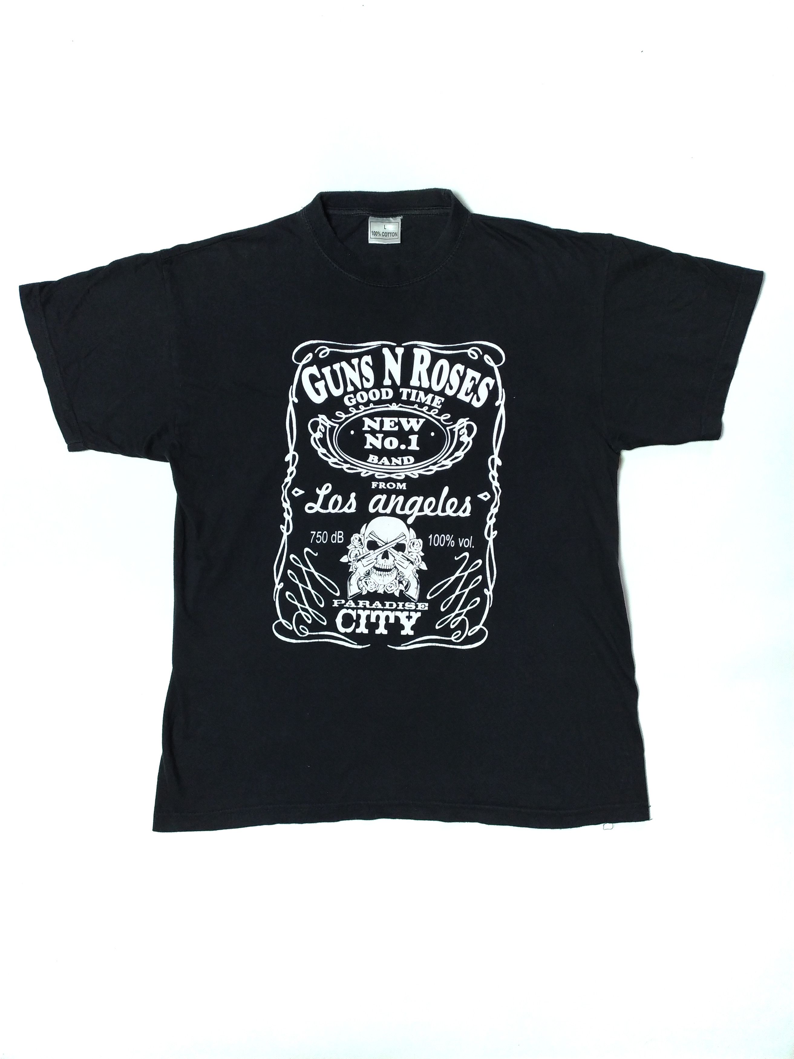 Band Tees Guns N Roses Vintage LA Paradise City Jack Daniels t