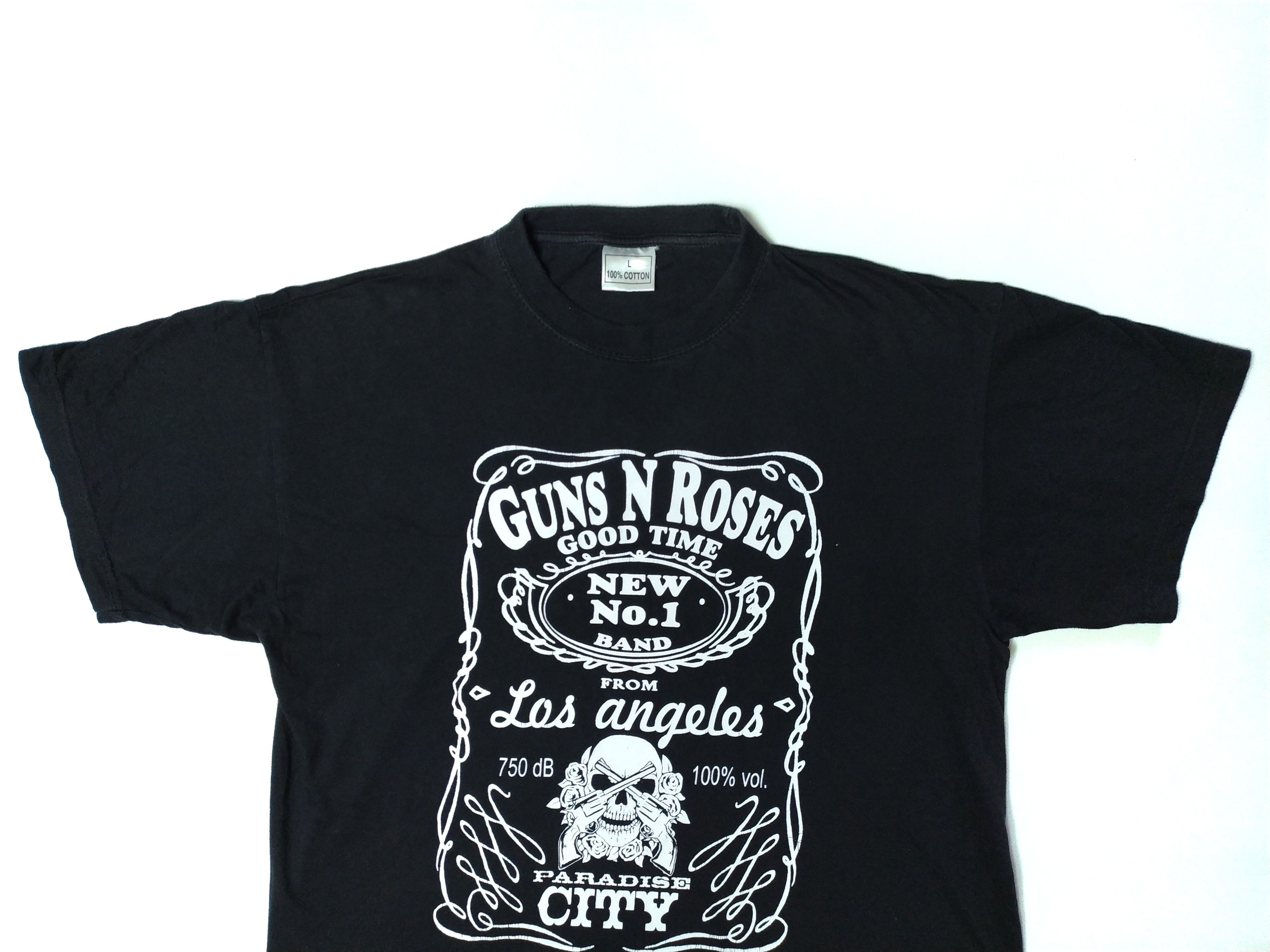 Band Tees Guns N Roses Vintage LA Paradise City Jack Daniels t
