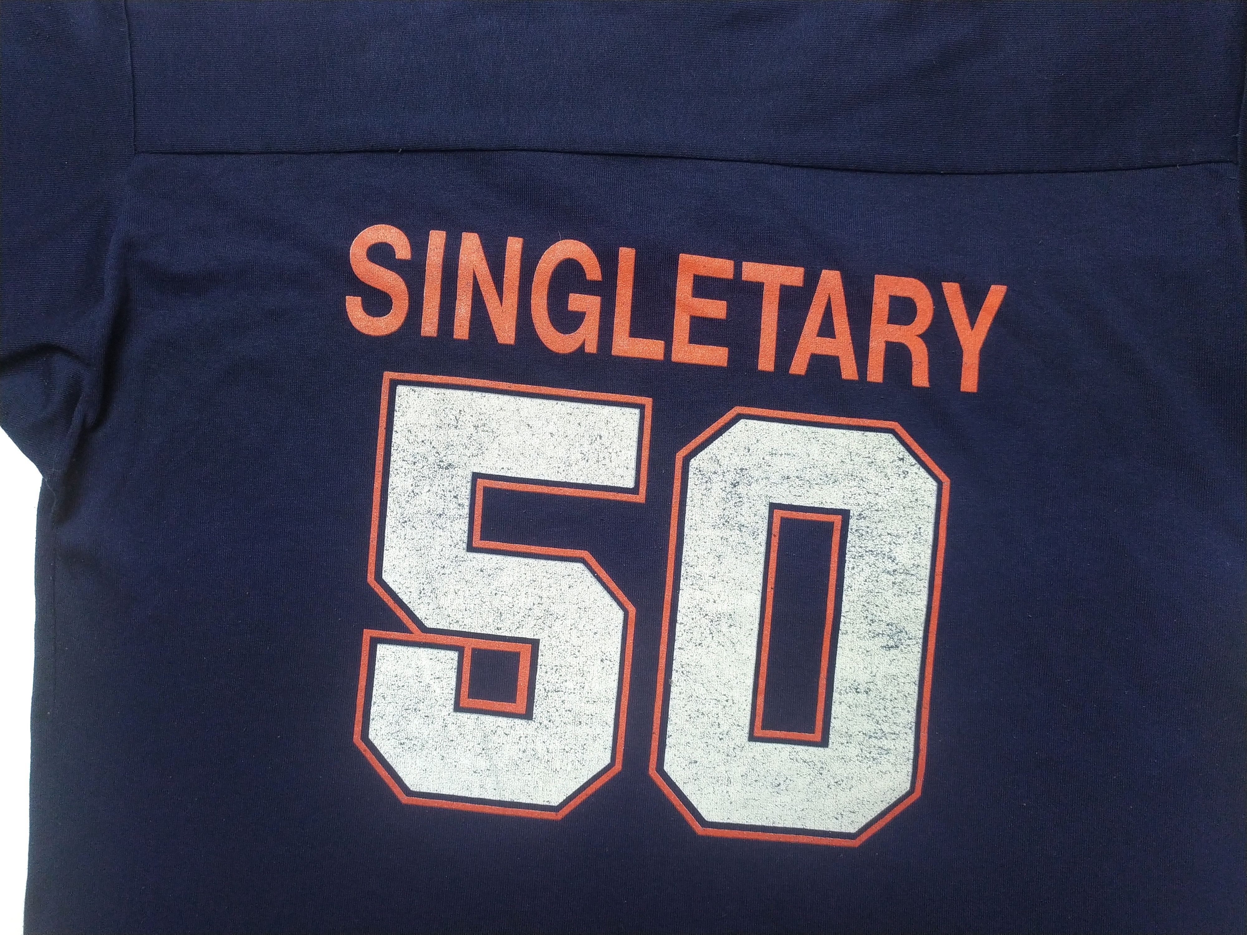 NFL 80s Vintage Mike Singletary 50 Chicago Bears Jersey T-shirt Size US XL / EU 56 / 4 - 2 Thumbnail