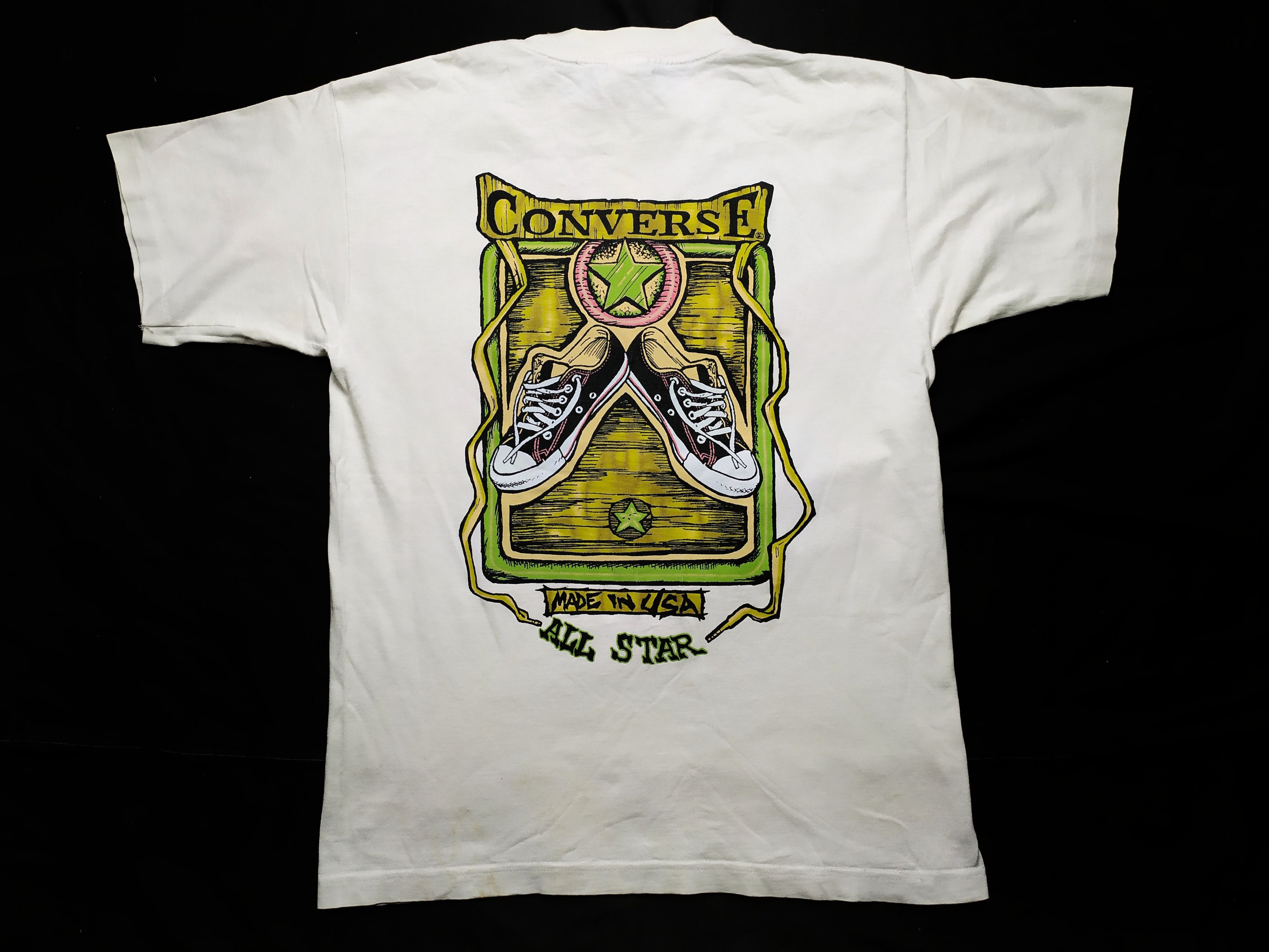 Converse Vintage 90's Converse Tee Made In USA Print Size US M / EU 48-50 / 2 - 8 Thumbnail