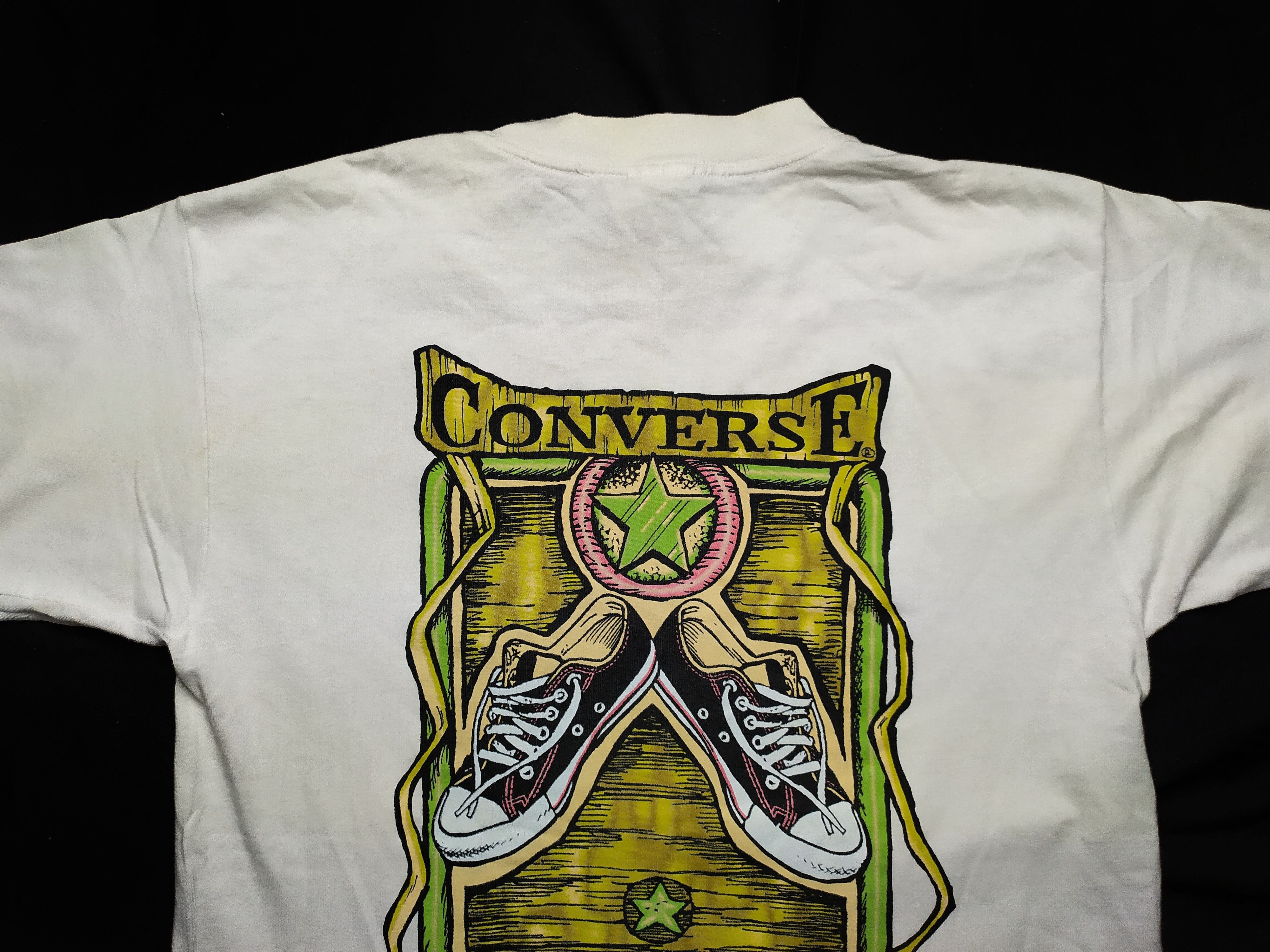 Converse Vintage 90's Converse Tee Made In USA Print Size US M / EU 48-50 / 2 - 9 Thumbnail