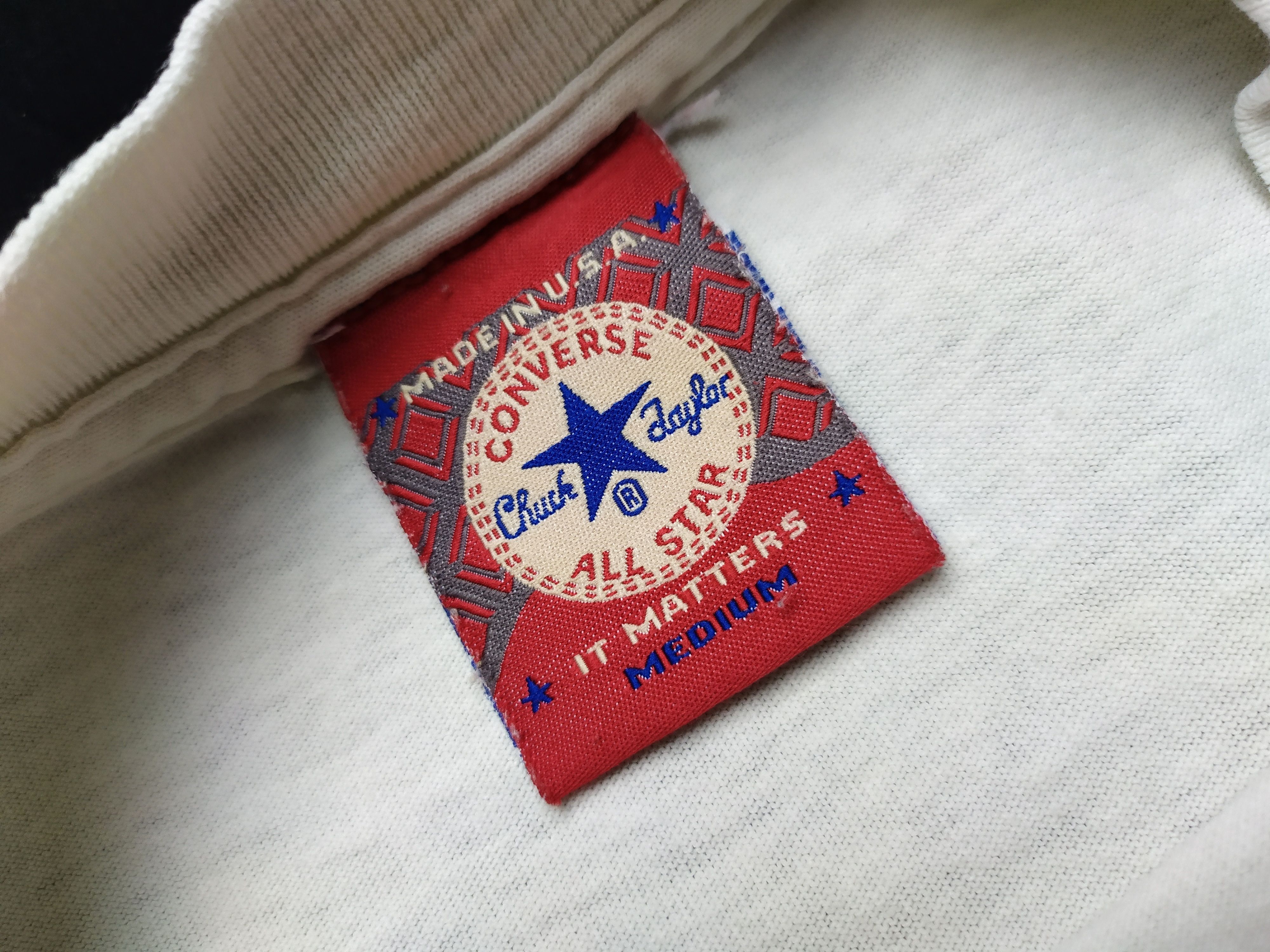Converse Vintage 90's Converse Tee Made In USA Print Size US M / EU 48-50 / 2 - 4 Thumbnail