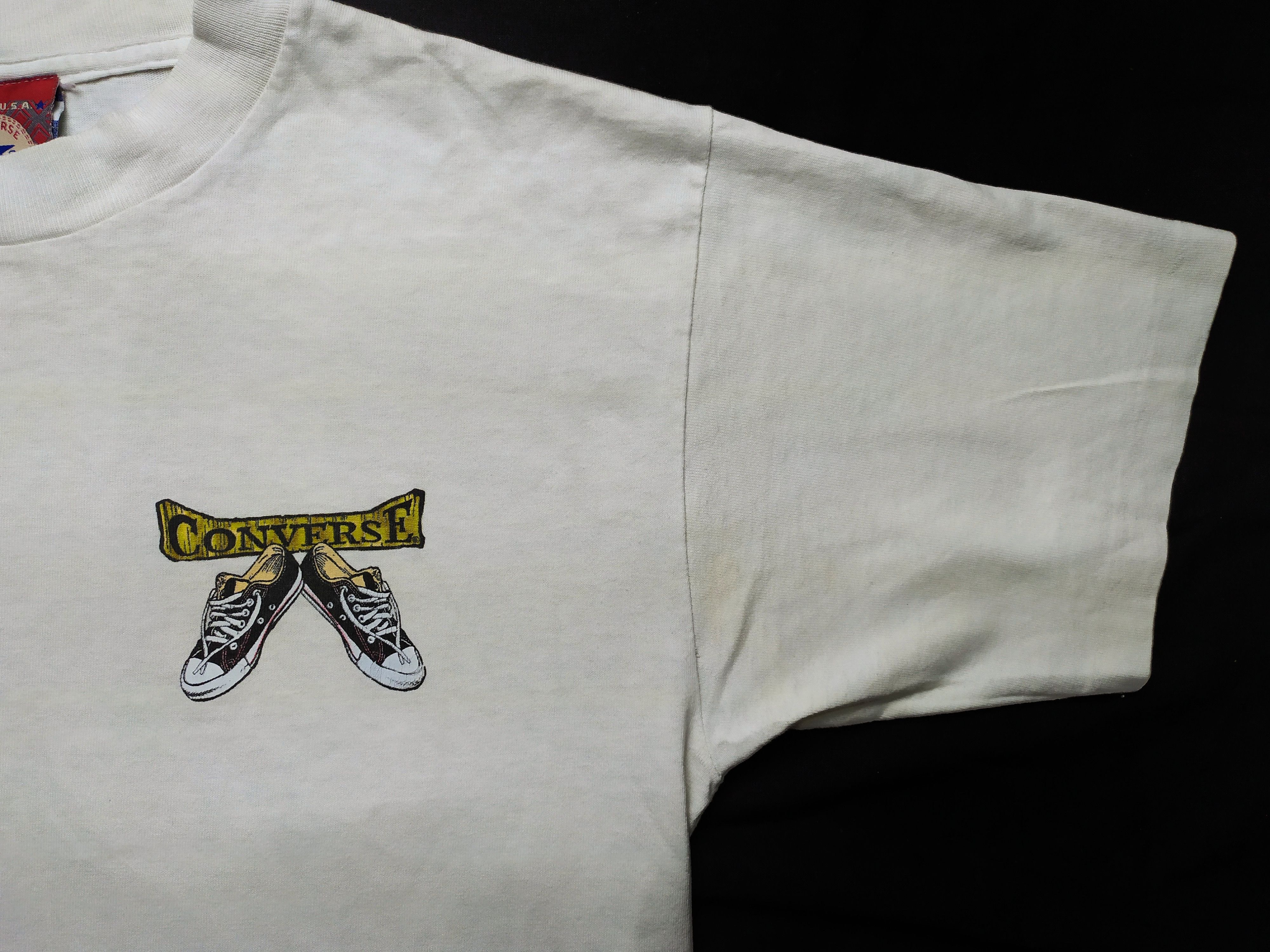 Converse Vintage 90's Converse Tee Made In USA Print Size US M / EU 48-50 / 2 - 3 Thumbnail