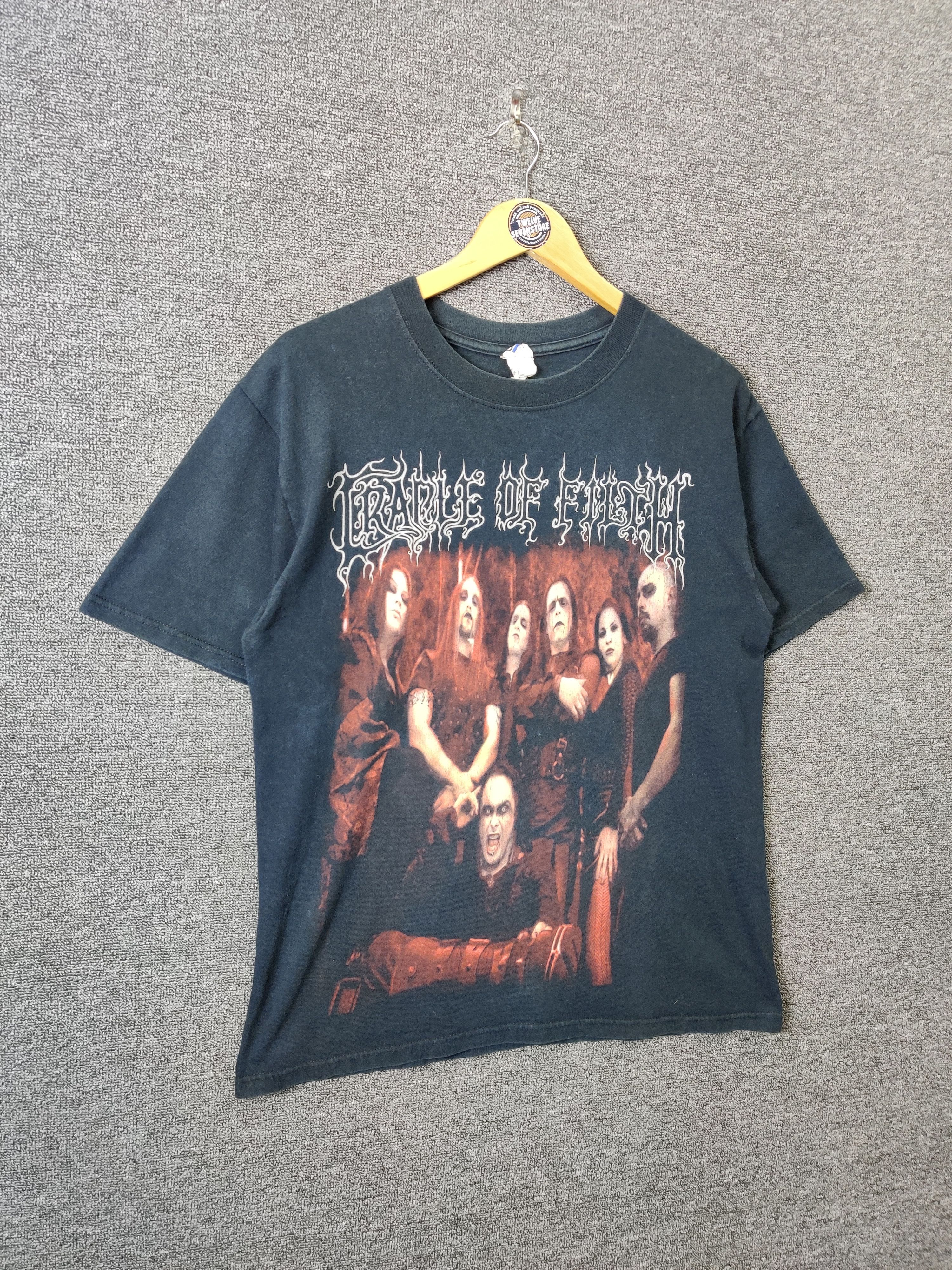 Band Tees Vintage 90s Cradle Of Filth Tour Tee Tshirt Size US M / EU 48-50 / 2 - 6 Thumbnail