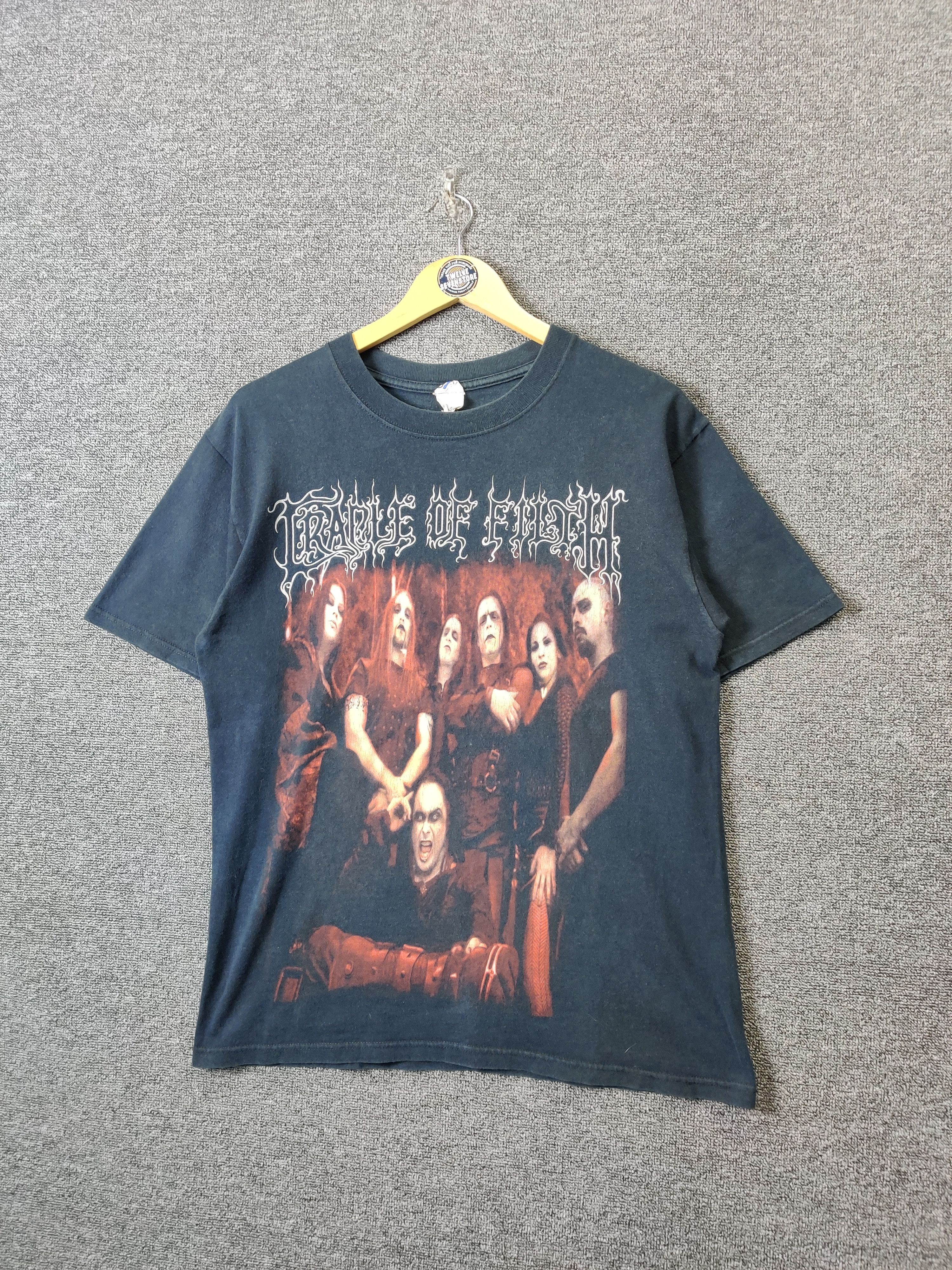 Band Tees Vintage 90s Cradle Of Filth Tour Tee Tshirt Size US M / EU 48-50 / 2 - 2 Thumbnail
