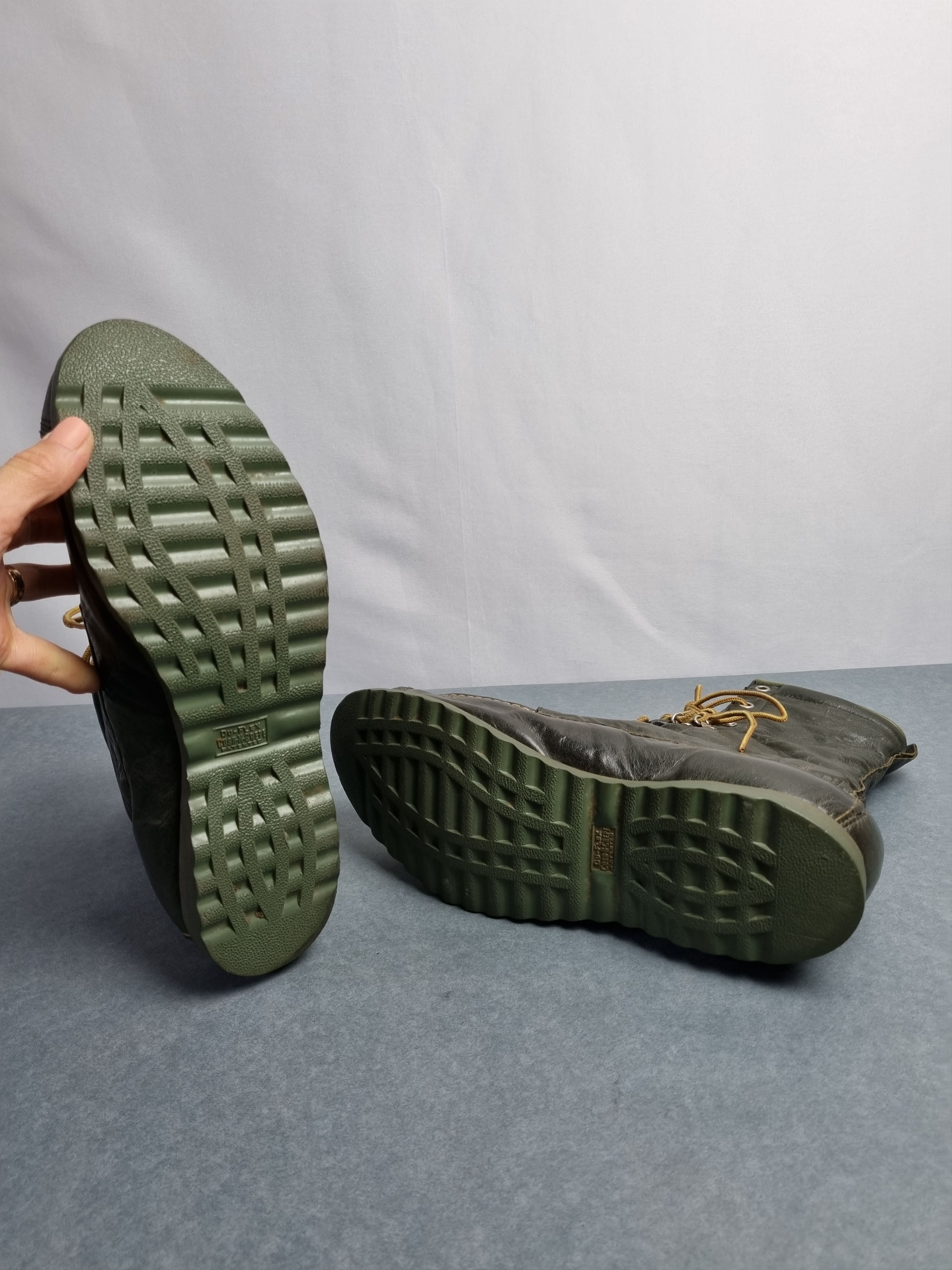 Sears × Vintage 70s Sears Ted Williams Kangaroo Leather Green Boots Size US 8.5 / EU 41-42 - 11 Thumbnail