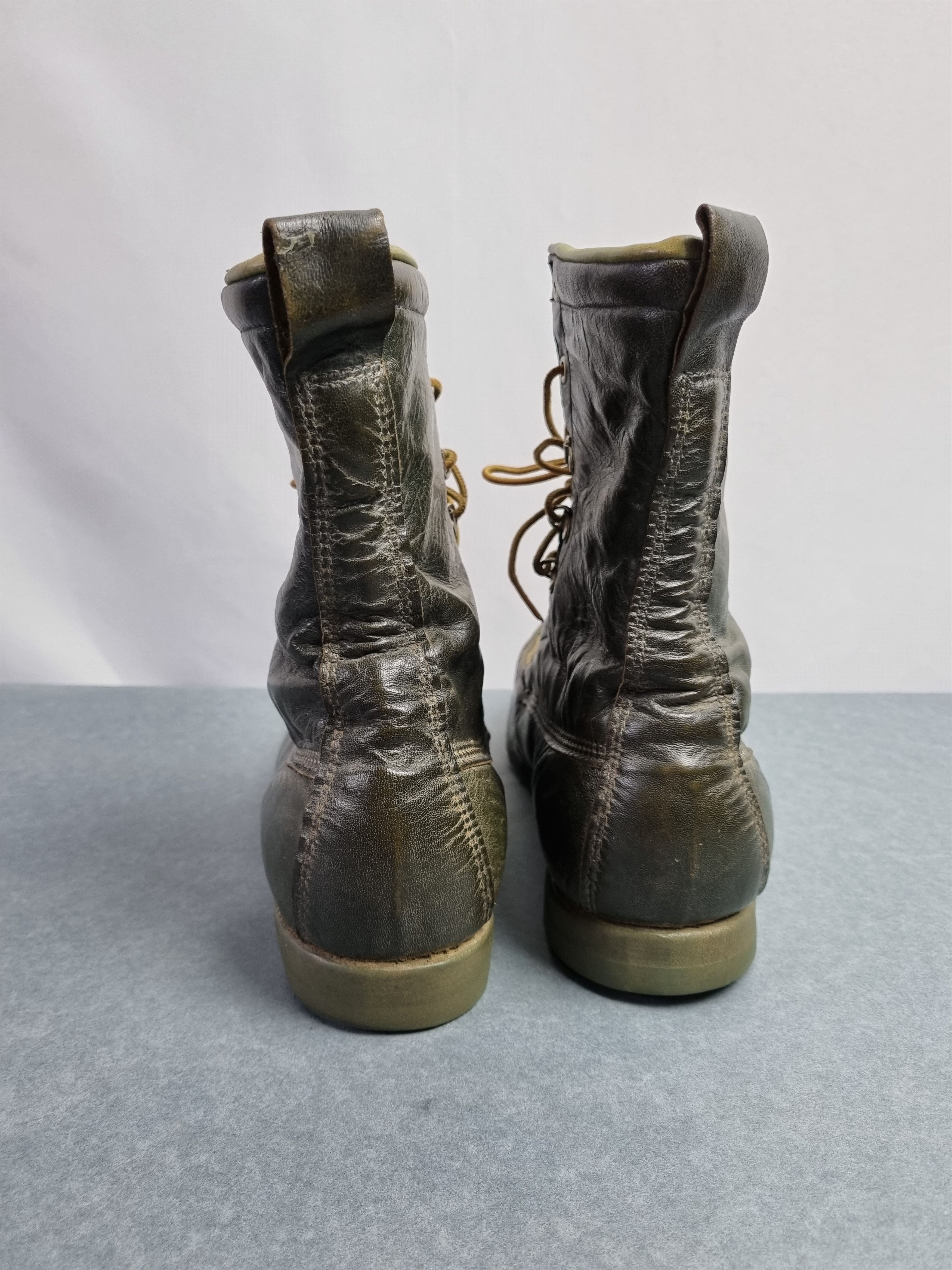 Sears × Vintage 70s Sears Ted Williams Kangaroo Leather Green Boots Size US 8.5 / EU 41-42 - 6 Thumbnail