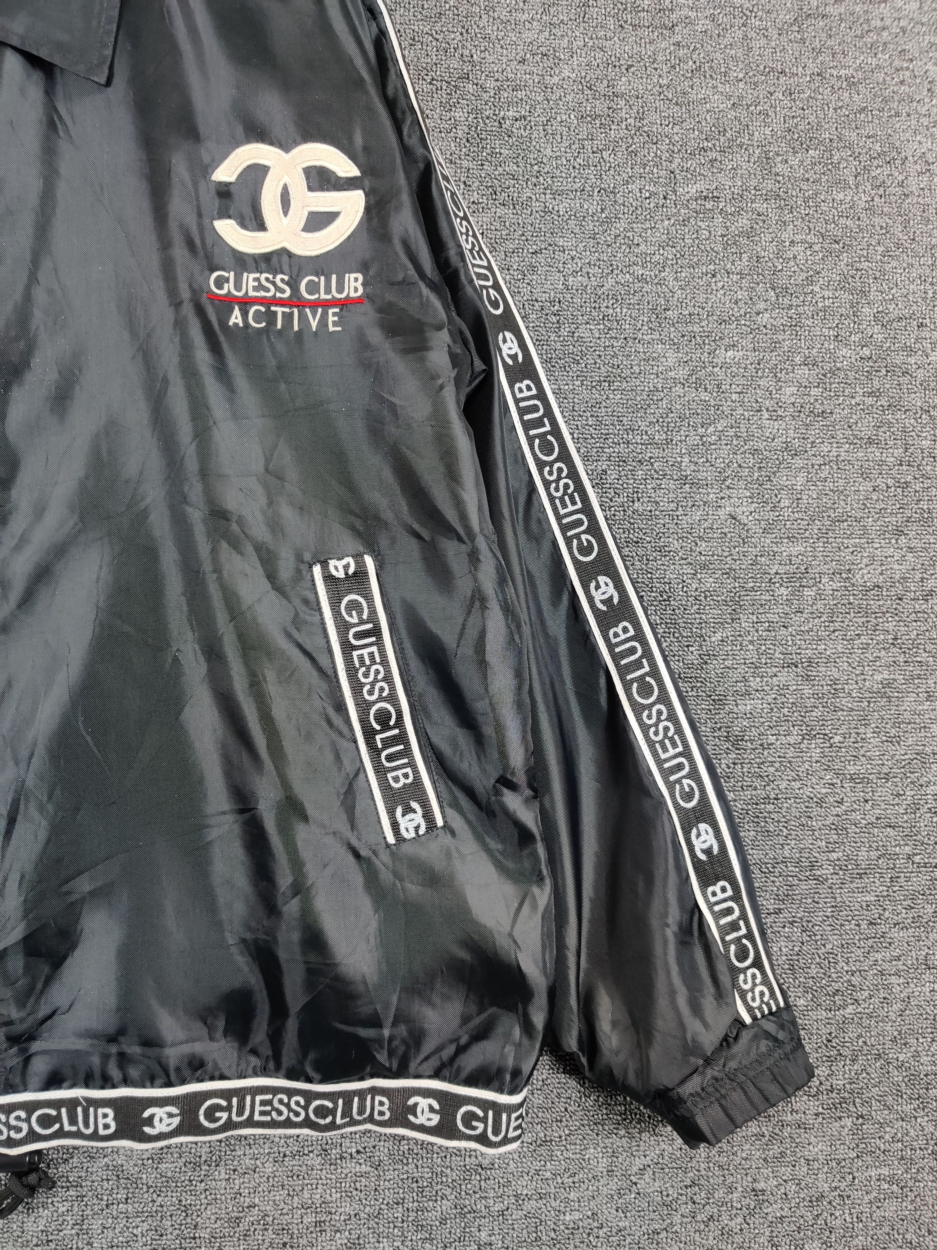 Guess Vintage Guess Club Big Logo Windbreaker Light Jacket Size US XXL / EU 58 / 5 - 3 Thumbnail