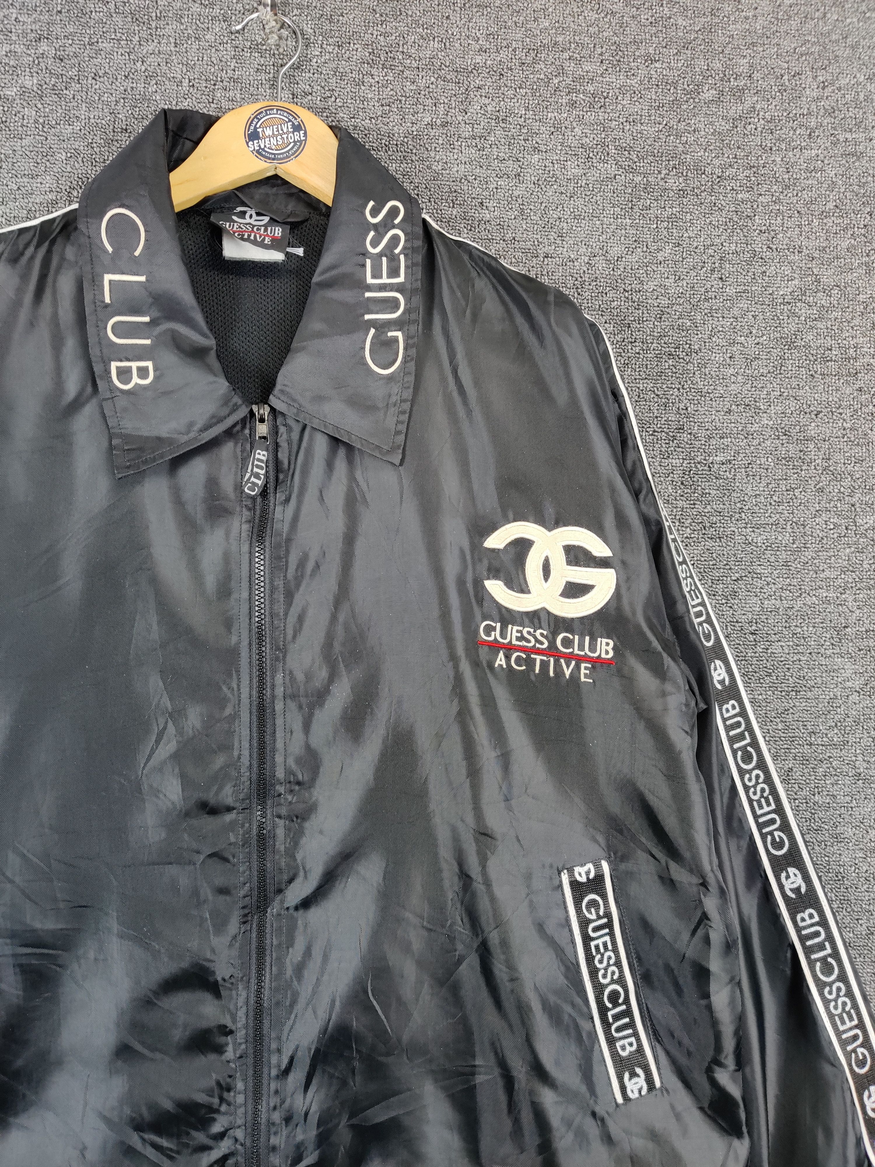 Guess Vintage Guess Club Big Logo Windbreaker Light Jacket Size US XXL / EU 58 / 5 - 5 Thumbnail
