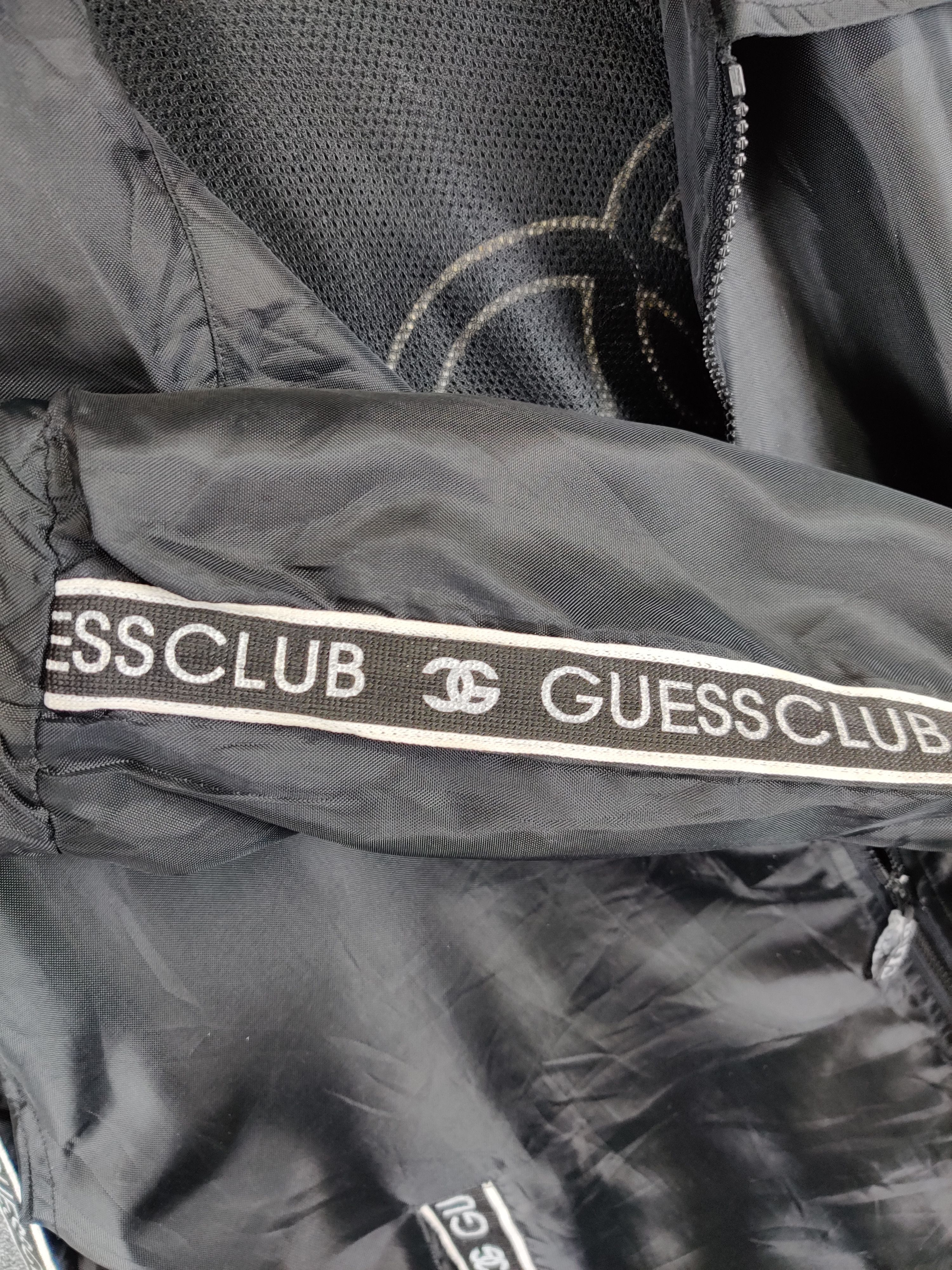 Guess Vintage Guess Club Big Logo Windbreaker Light Jacket Size US XXL / EU 58 / 5 - 8 Thumbnail