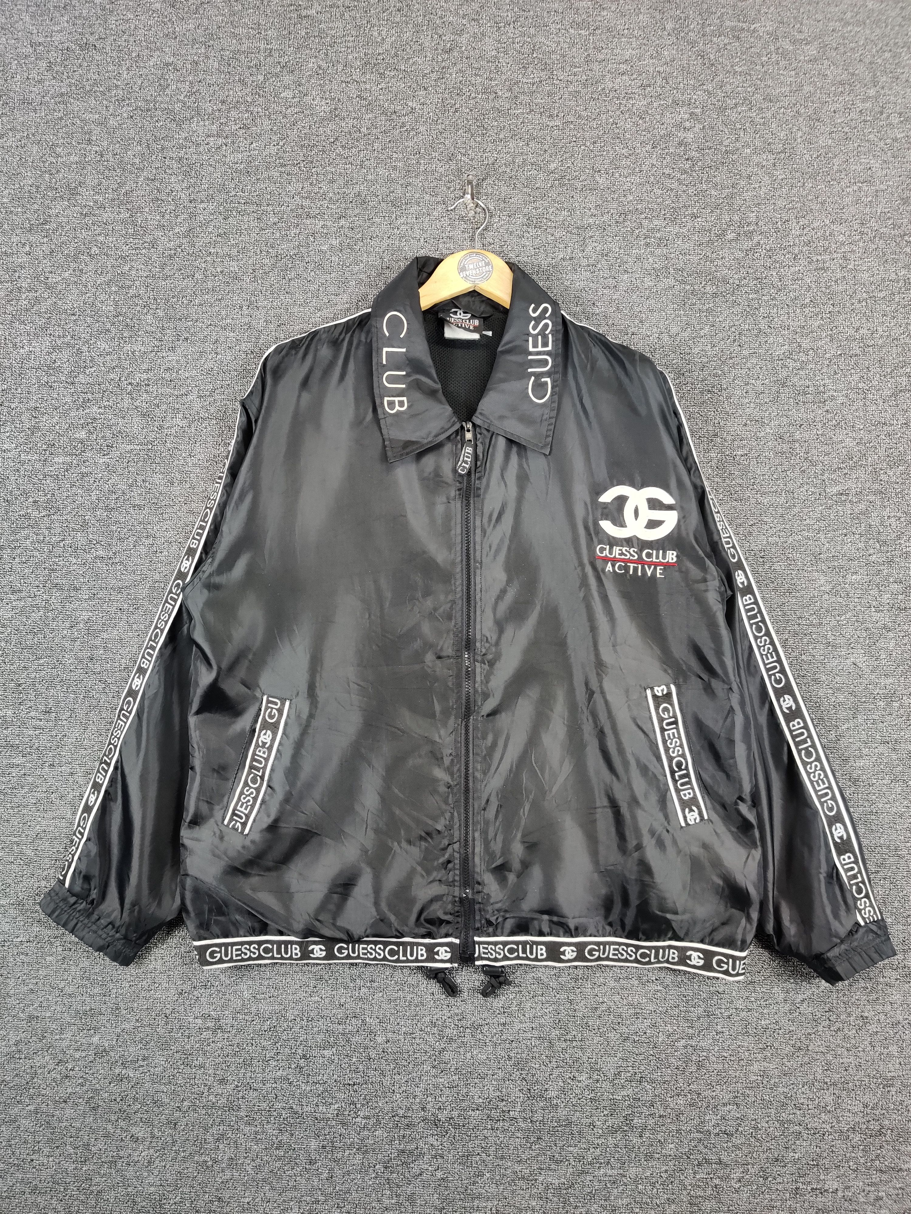 Guess Vintage Guess Club Big Logo Windbreaker Light Jacket Size US XXL / EU 58 / 5 - 1 Thumbnail