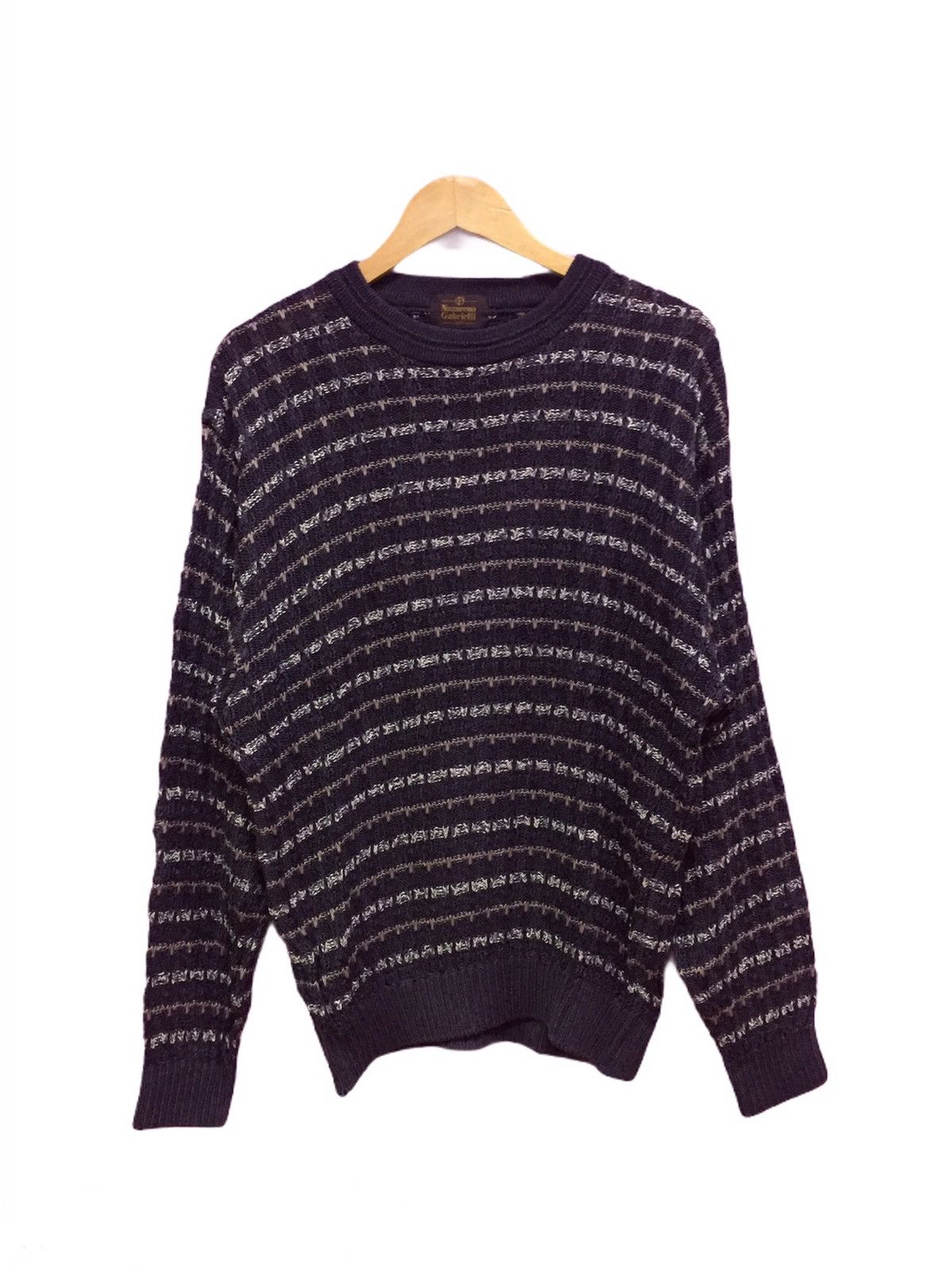 Nazareno Gabrielli Last Drop Vintage 90s Nazareno Gabrielli Italian Knitwear Size US L / EU 52-54 / 3 - 1 Thumbnail