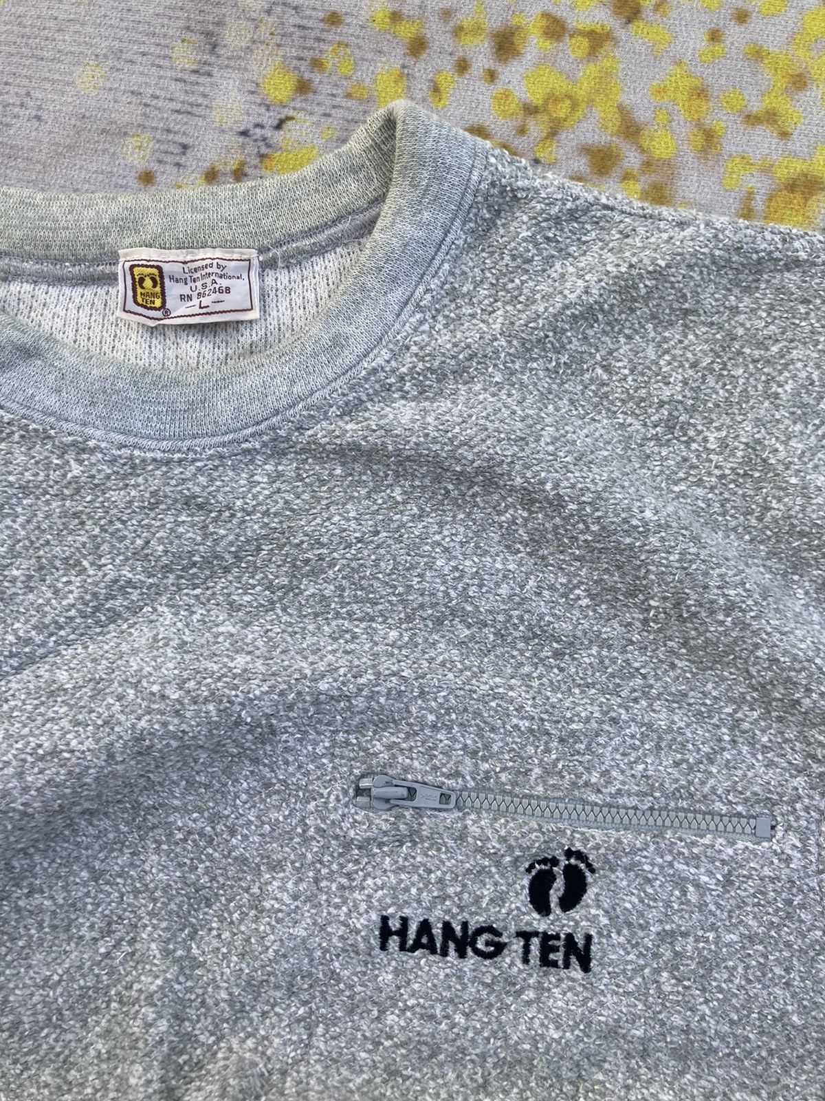 Hang Ten × Vintage VINTAGE HANG TEN SINGLE POCKET T SHIRT Size US L / EU 52-54 / 3 - 4 Thumbnail