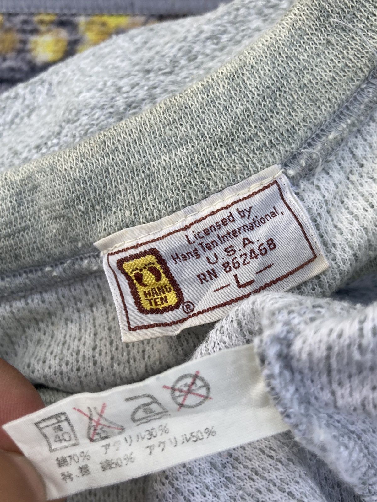 Hang Ten × Vintage VINTAGE HANG TEN SINGLE POCKET T SHIRT Size US L / EU 52-54 / 3 - 8 Thumbnail