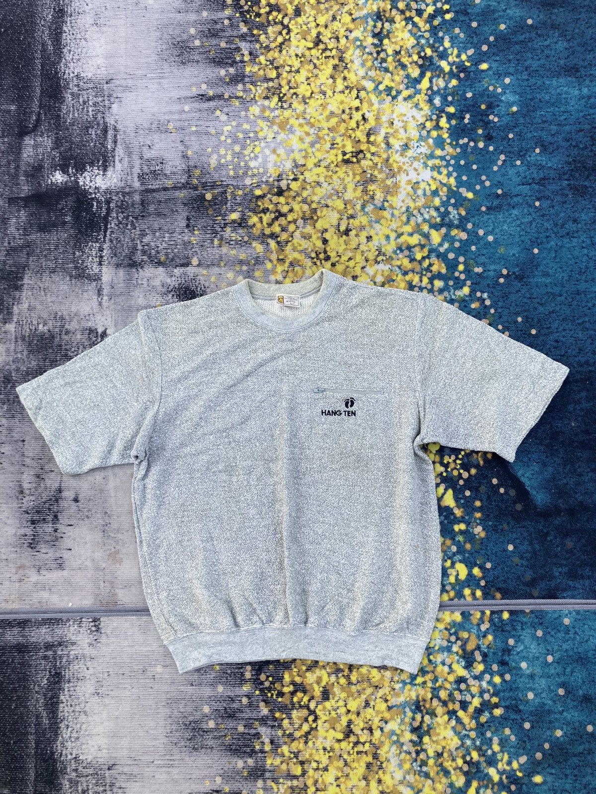 Hang Ten × Vintage VINTAGE HANG TEN SINGLE POCKET T SHIRT Size US L / EU 52-54 / 3 - 1 Thumbnail