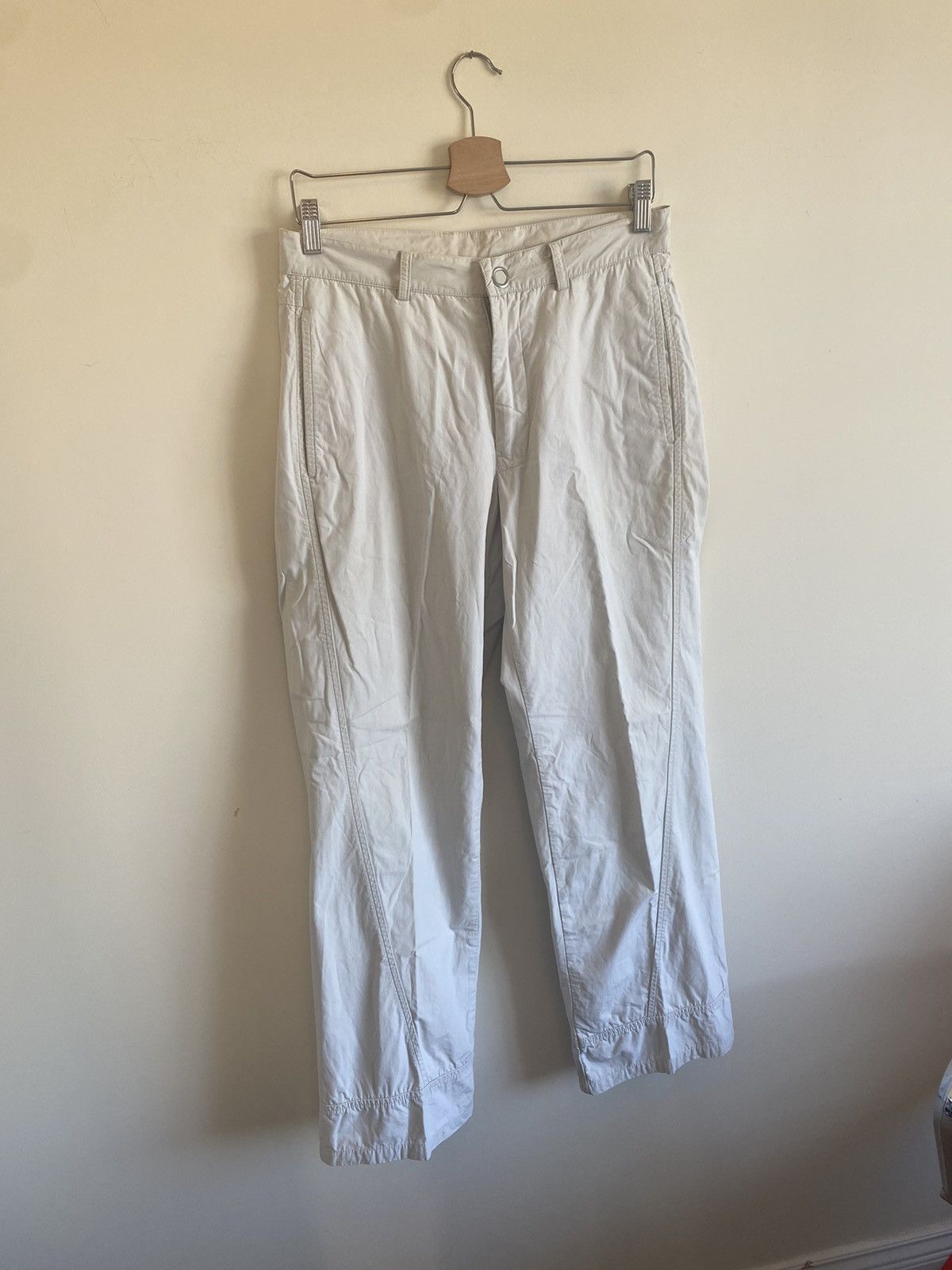 Iceberg RARE IceBerg Wide Leg Flares Pants Tech Technical Asymmetric Size US 30 / EU 46 - 1 Thumbnail