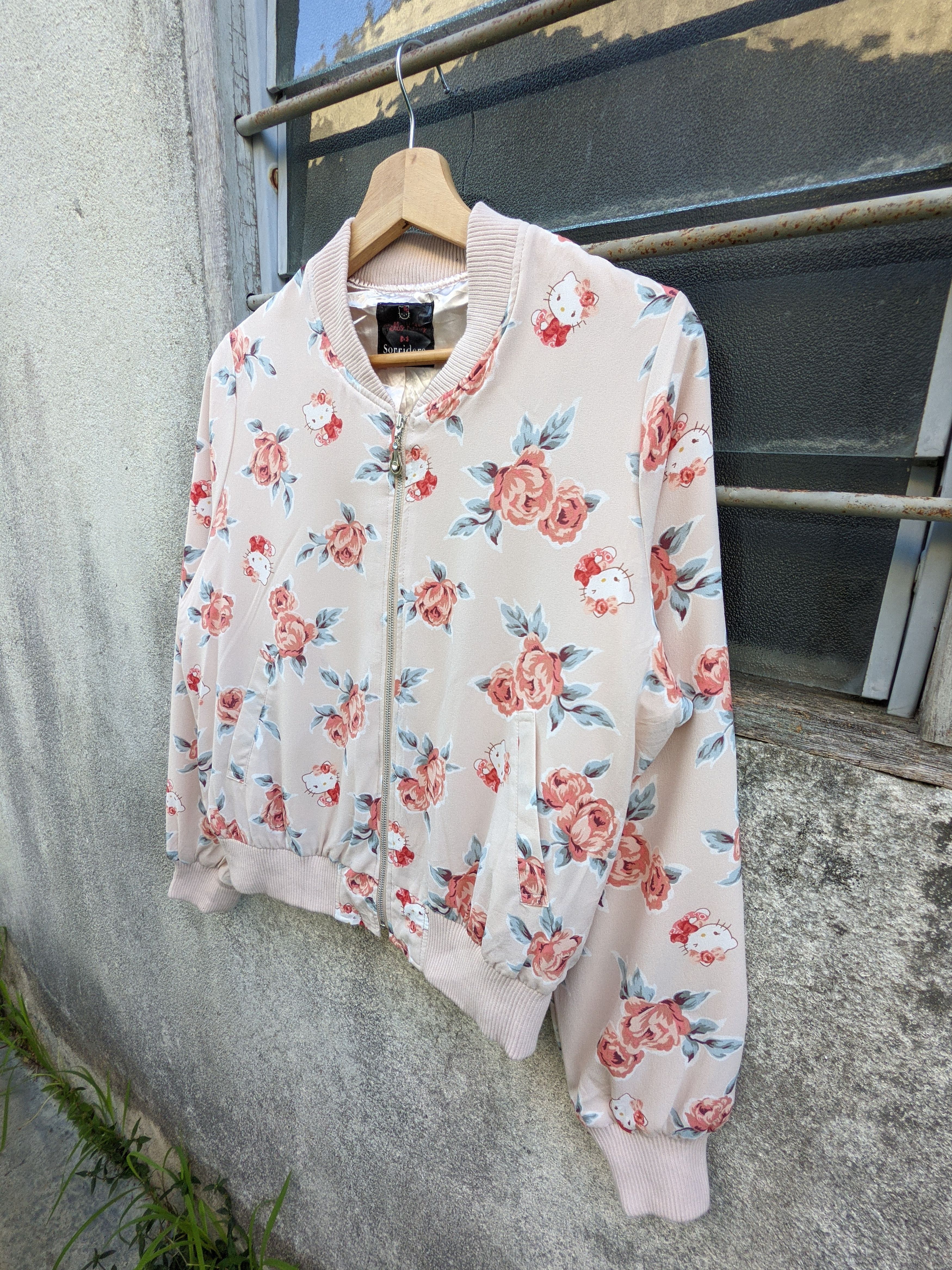 Japanese Brand Hello Kitty X Sorridere Satin Jacket Size L / US 10 / IT 46 - 3 Thumbnail