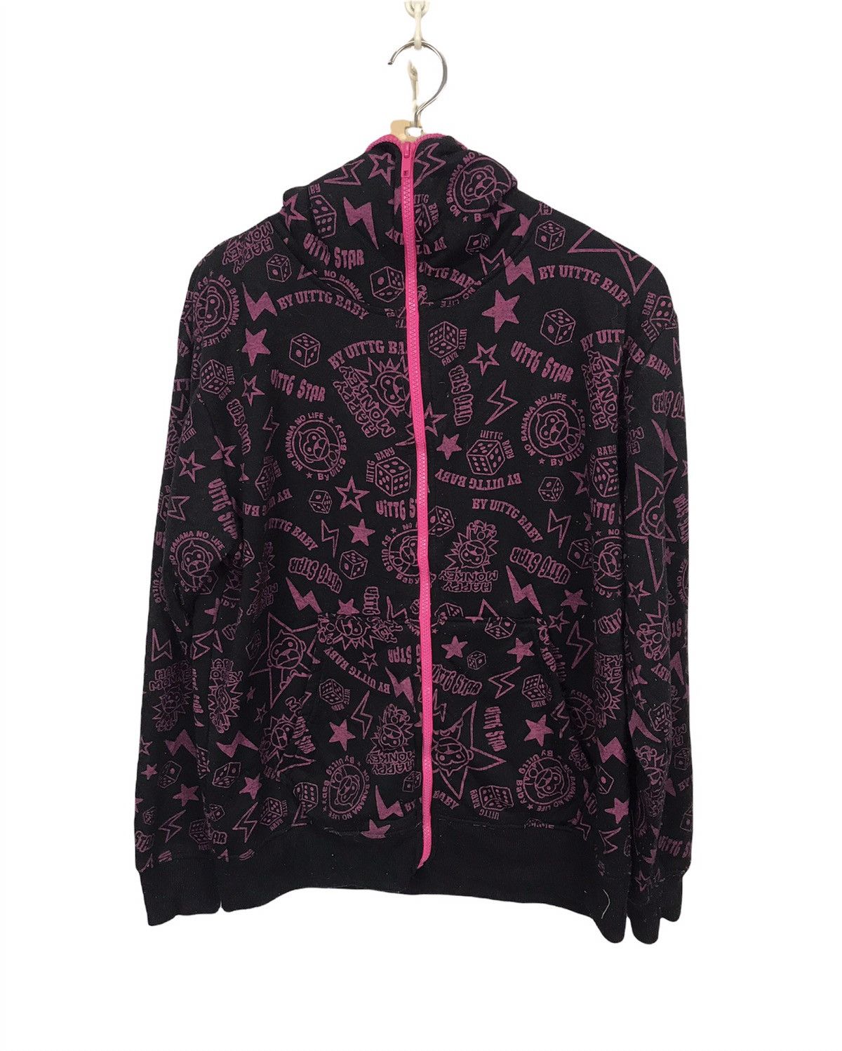 Japanese Brand Uittg baby hoodie fullprint zipper Size US M / EU 48-50 / 2 - 1 Thumbnail