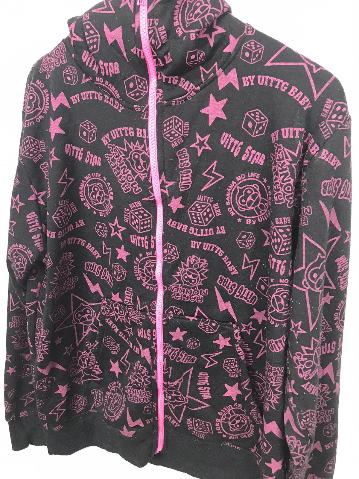 Japanese Brand Uittg baby hoodie fullprint zipper Size US M / EU 48-50 / 2 - 6 Thumbnail