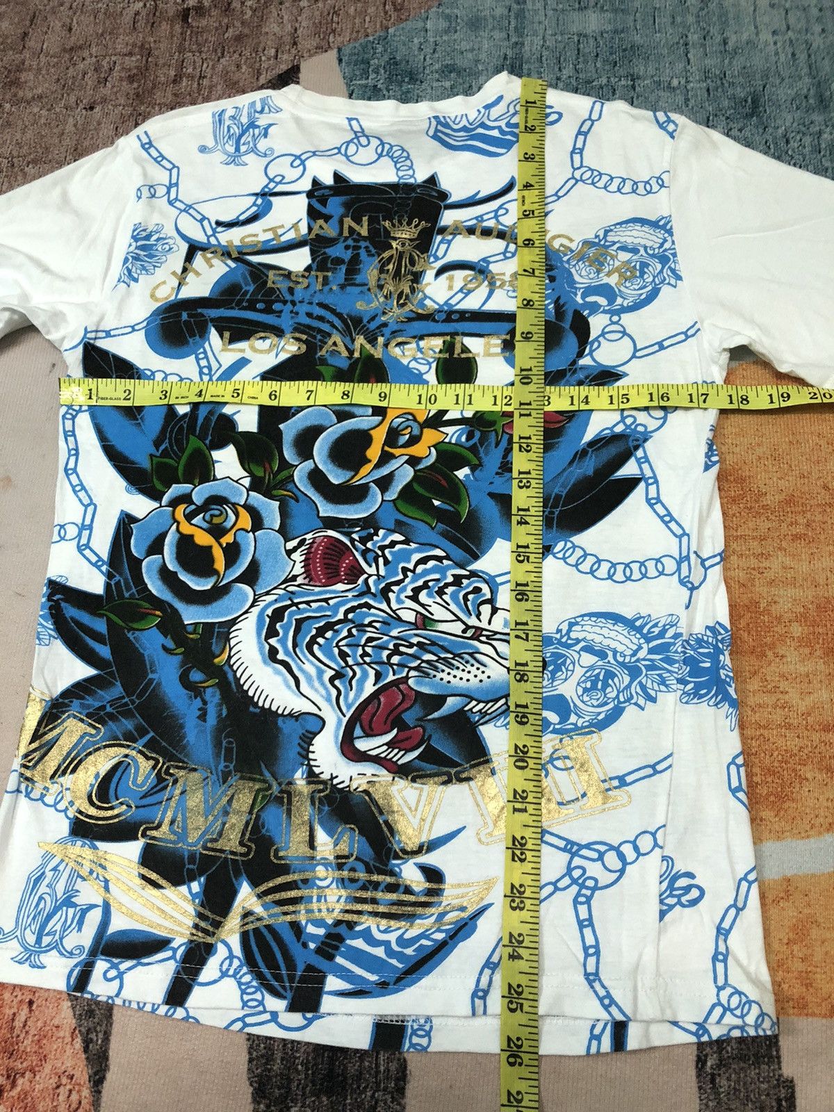 Christian Audigier × Ed Hardy CHRISTIAN AUDIGIER OVER PRINT SHIRT Size US S / EU 44-46 / 1 - 4 Thumbnail