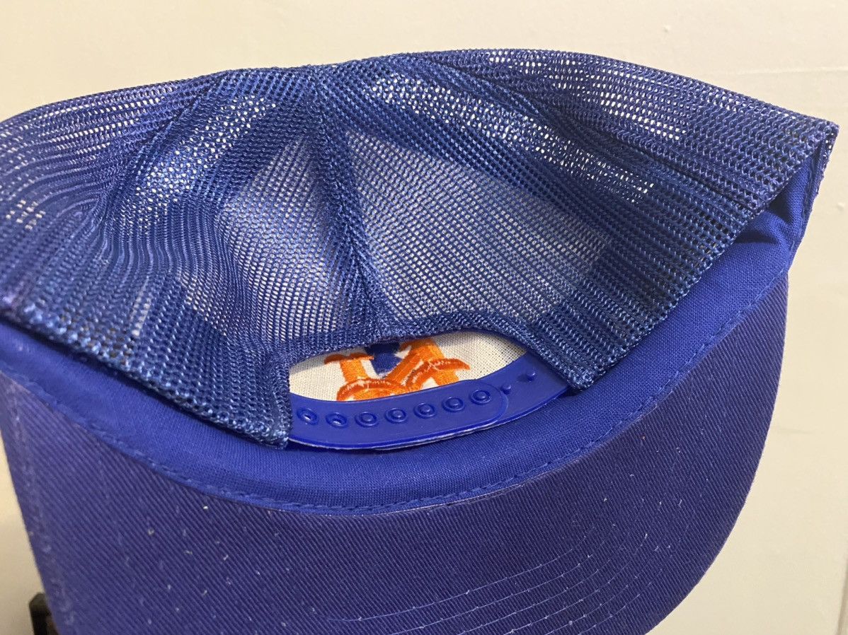 MLB Vintage 80s New York Mets Thick Logo Trucker Cap Size ONE SIZE - 4 Thumbnail