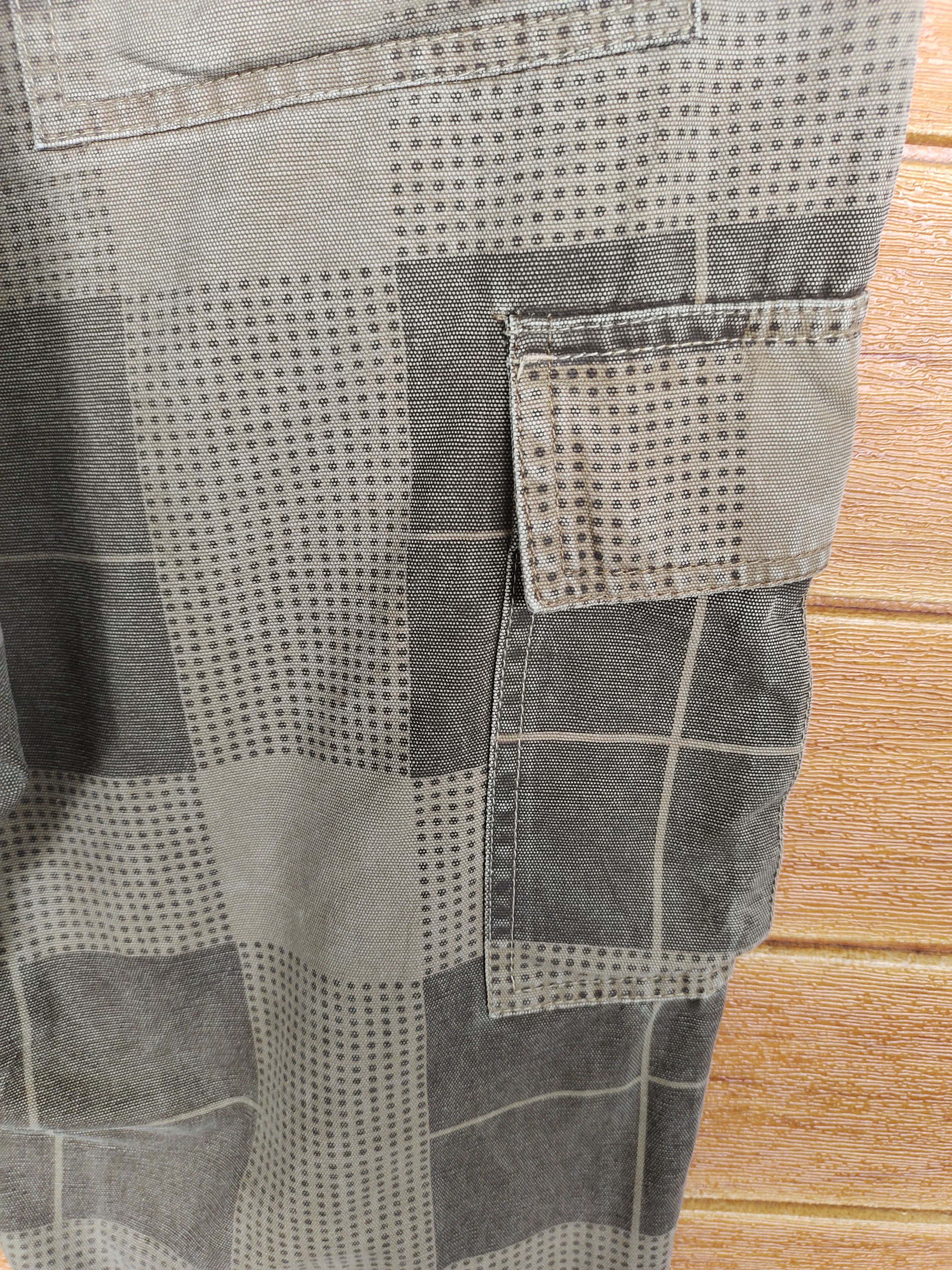 Japanese Brand Baggy Pants RTRC Checkered Art Cargo Pants Size US 34 / EU 50 - 9 Thumbnail