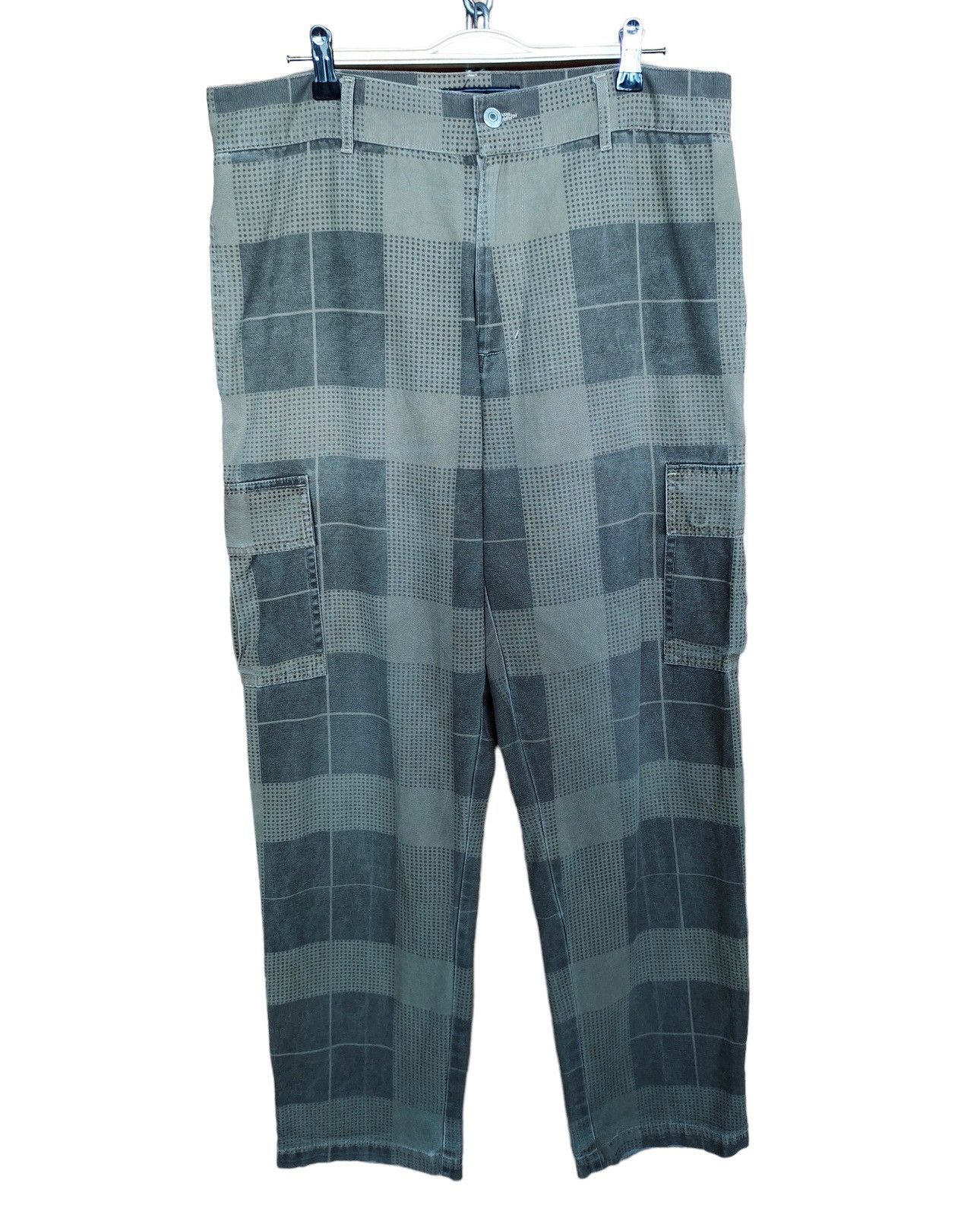 Baggy Pants RTRC Checkered Art Cargo Pants