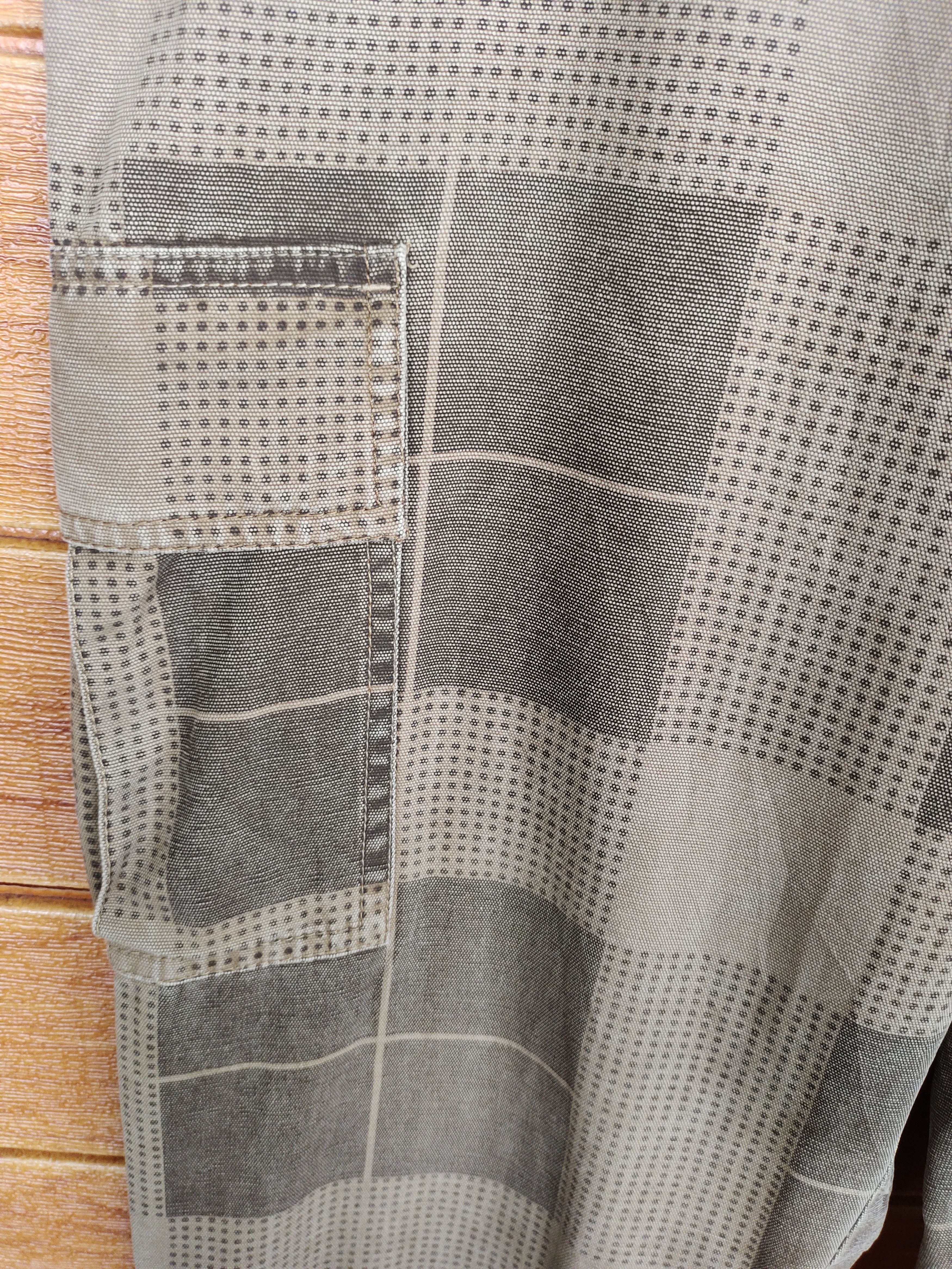 Japanese Brand Baggy Pants RTRC Checkered Art Cargo Pants Size US 34 / EU 50 - 15 Thumbnail