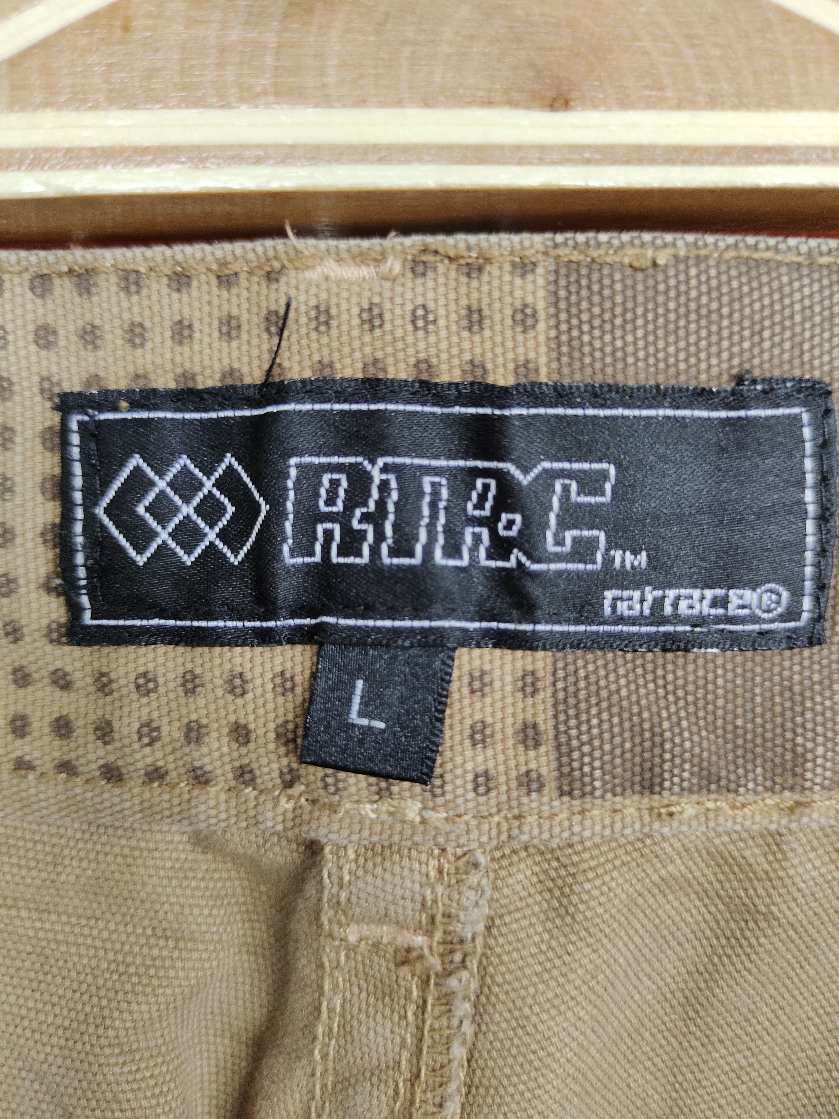 Japanese Brand Baggy Pants RTRC Checkered Art Cargo Pants Size US 34 / EU 50 - 21 Thumbnail