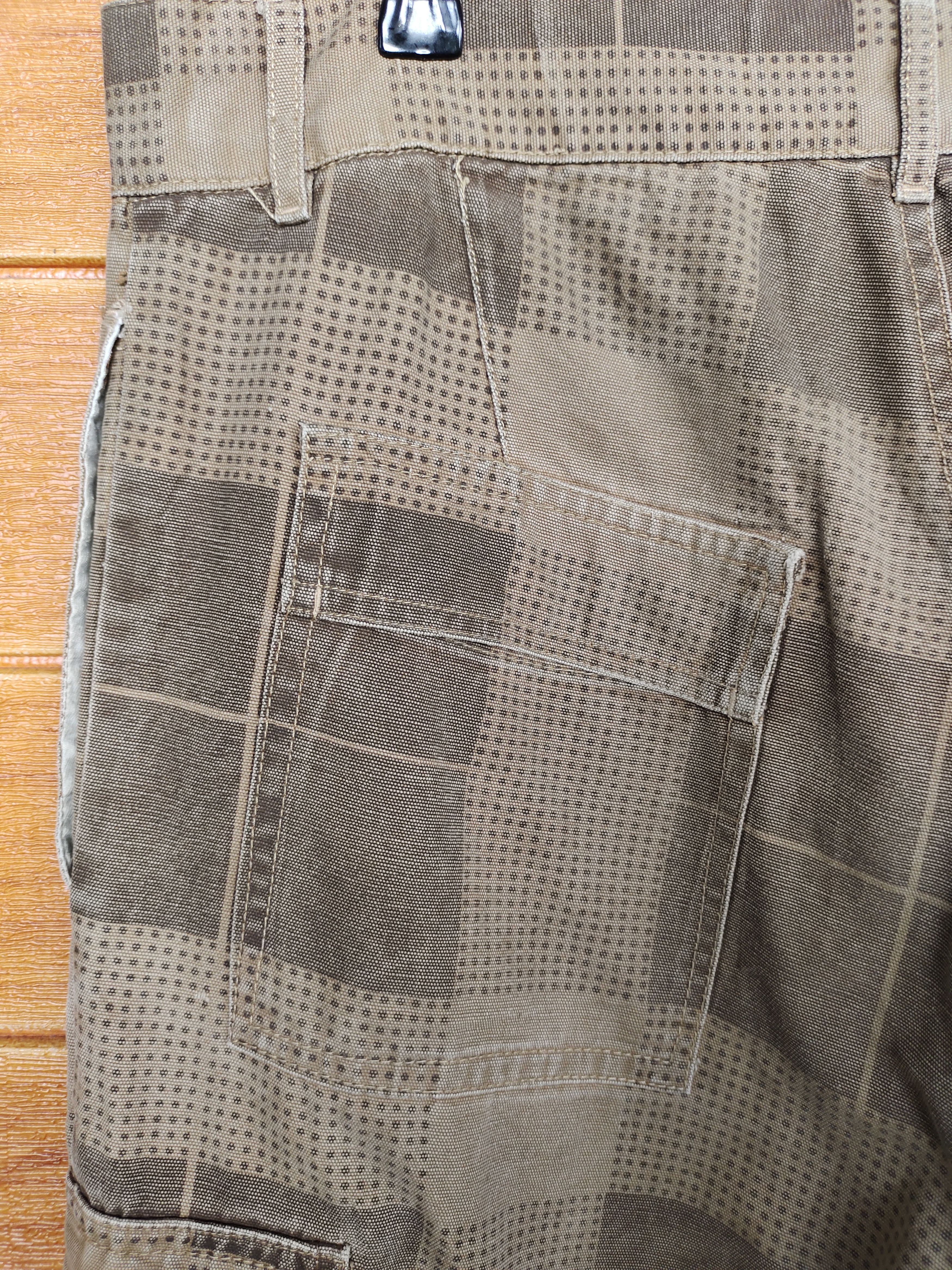 Japanese Brand Baggy Pants RTRC Checkered Art Cargo Pants Size US 34 / EU 50 - 4 Thumbnail