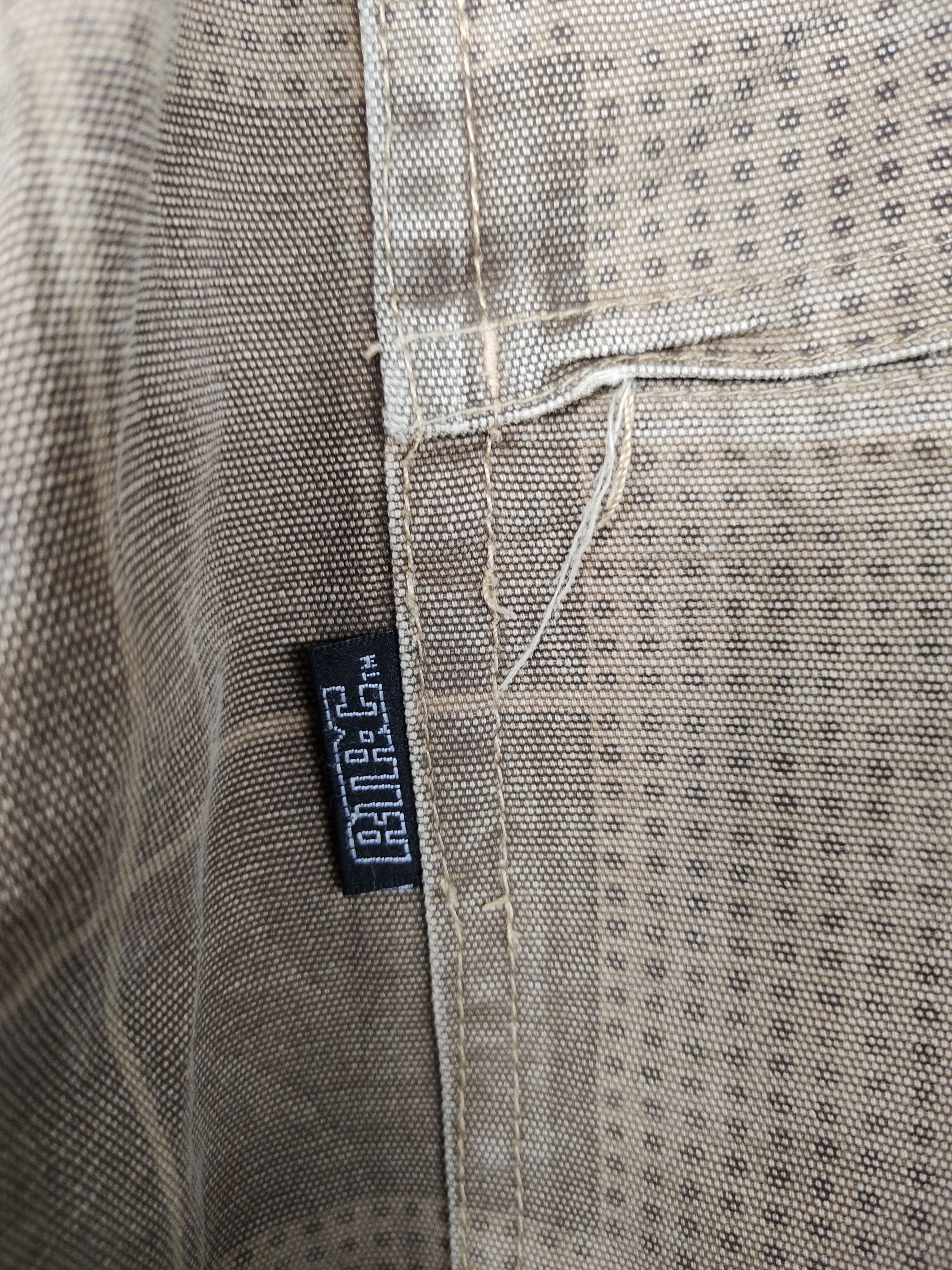 Japanese Brand Baggy Pants RTRC Checkered Art Cargo Pants Size US 34 / EU 50 - 6 Thumbnail