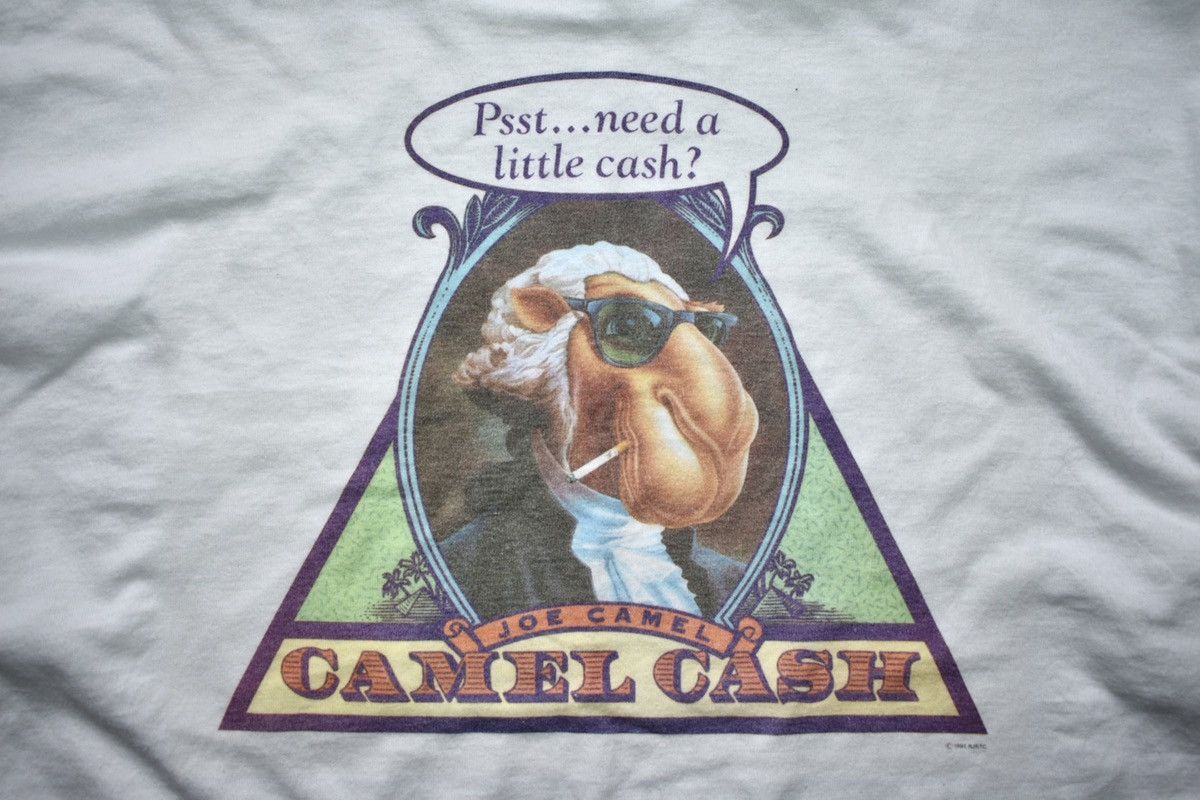 Camel Vintage 90s Camel Joes Cigarette T-Shirt (XL) Size US XL / EU 56 / 4 - 4 Thumbnail