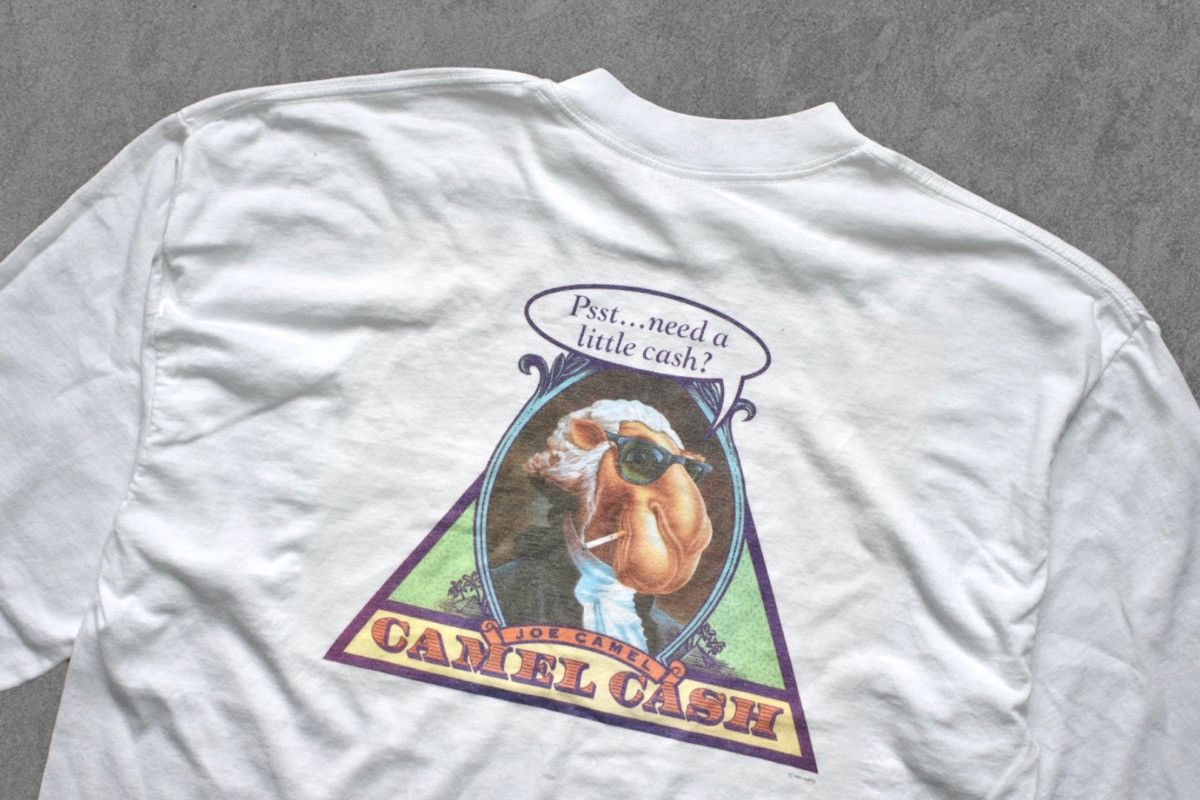 Camel Vintage 90s Camel Joes Cigarette T-Shirt (XL) Size US XL / EU 56 / 4 - 2 Thumbnail